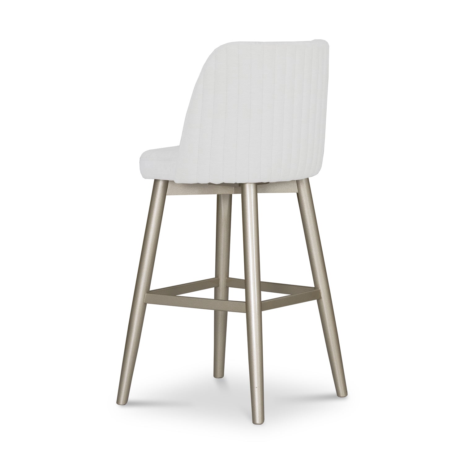 Silla Para Barra Atlanta Eurolino Blanco, Champaña