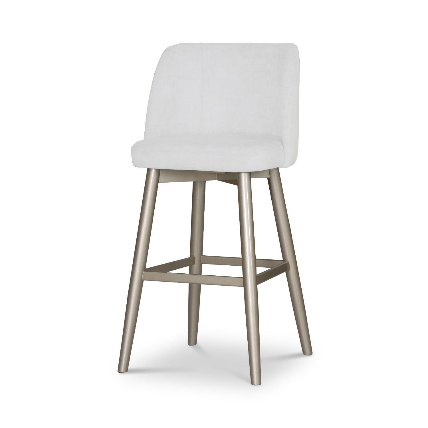 Silla Para Barra Atlanta Eurolino Blanco, Champaña