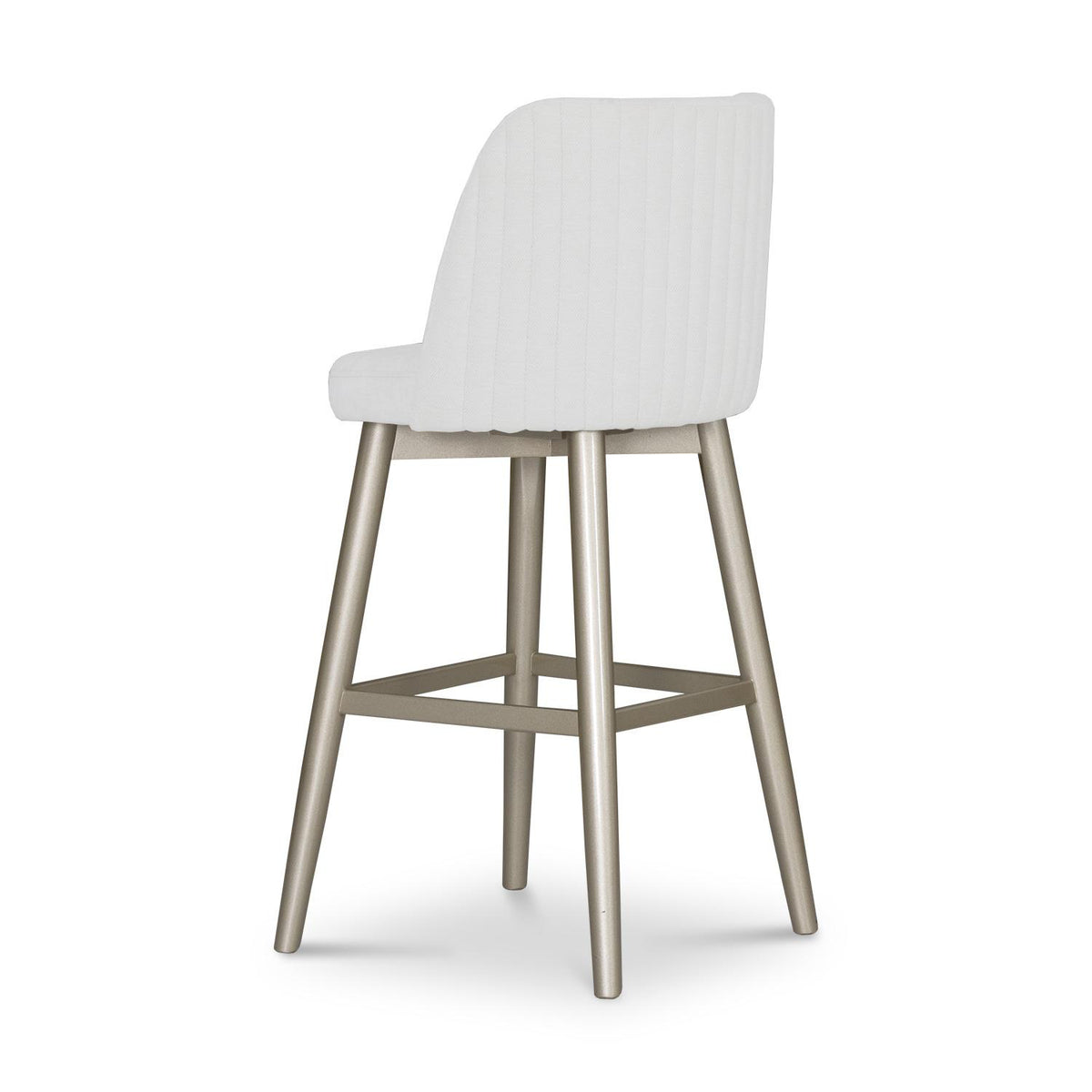 Silla Para Barra Atlanta Eurolino Blanco, Champaña