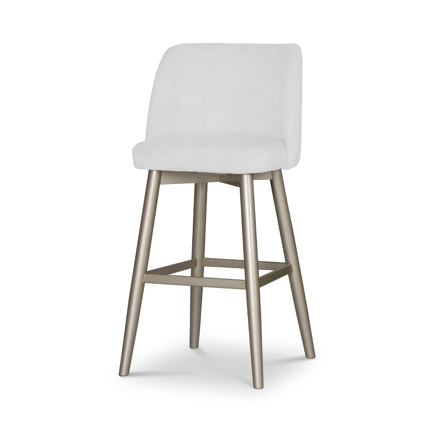 Silla Para Barra Atlanta Eurolino Blanco, Champaña