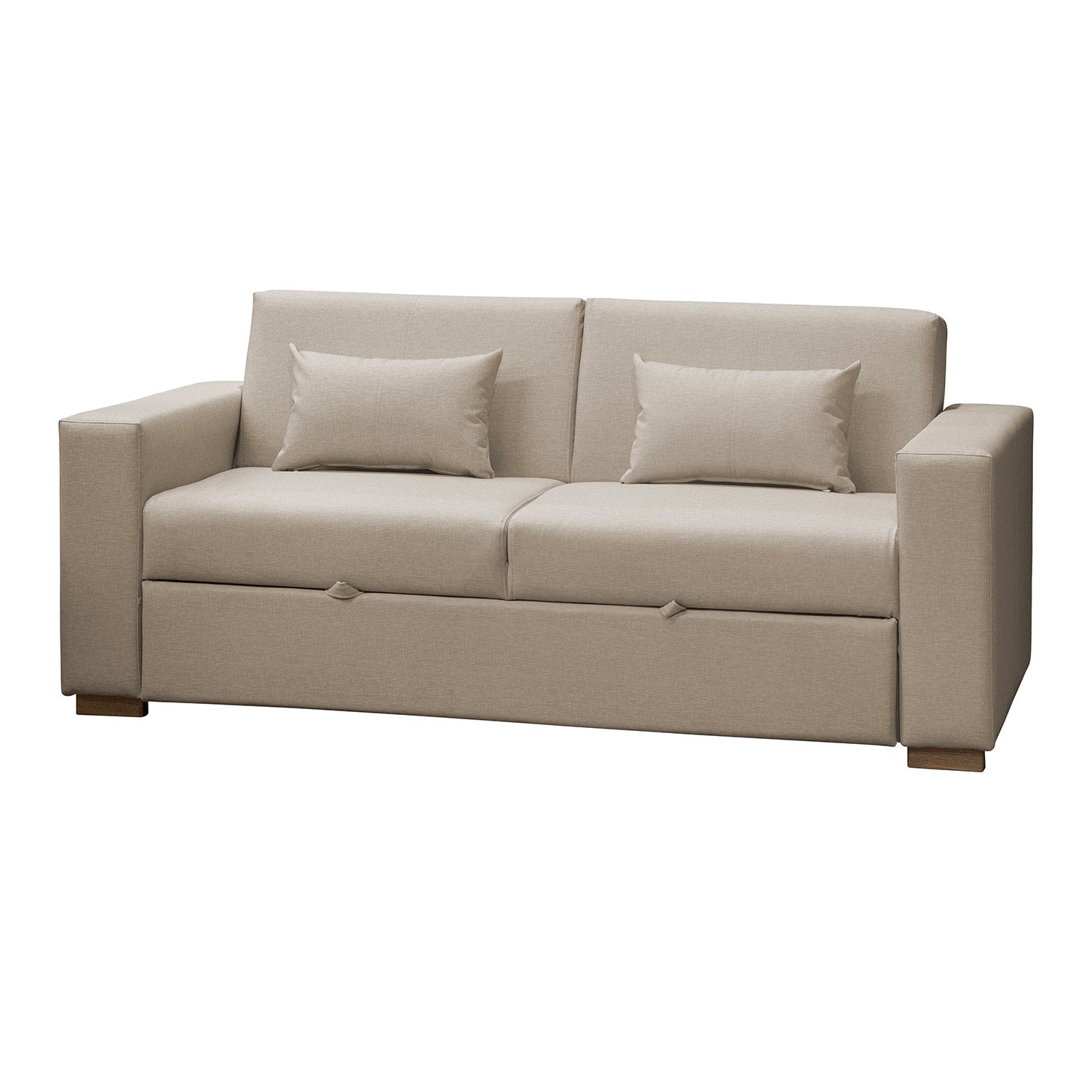 Sofá Cama Viena Eurolino Marbella Marfil, Natural 140