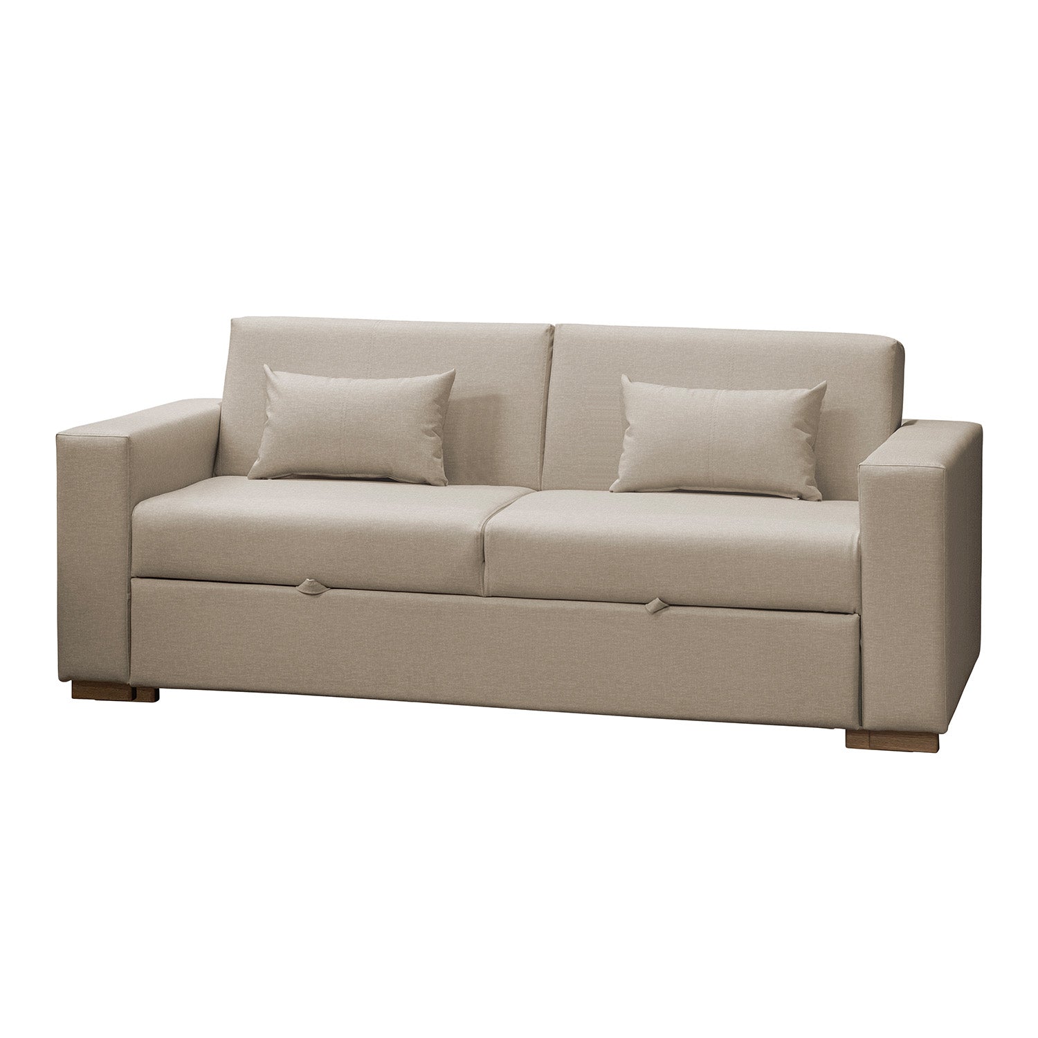 Sofá Cama Viena Eurolino Marbella Marfil, Natural 160