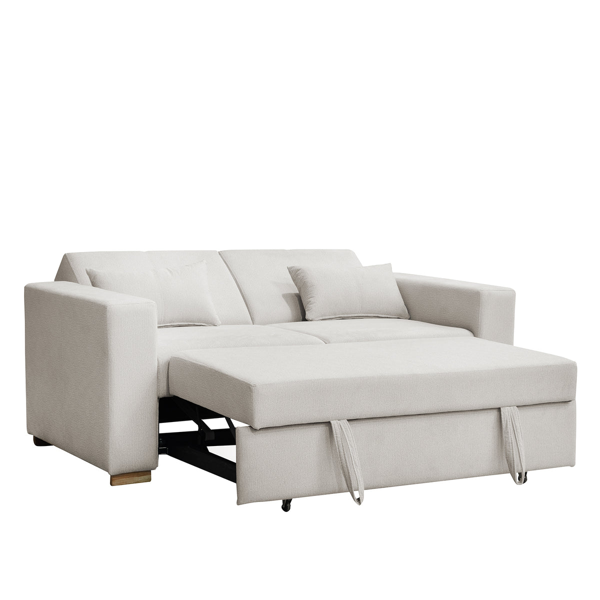 Sofá Cama Viena Lino Verona Beige, Natural 140