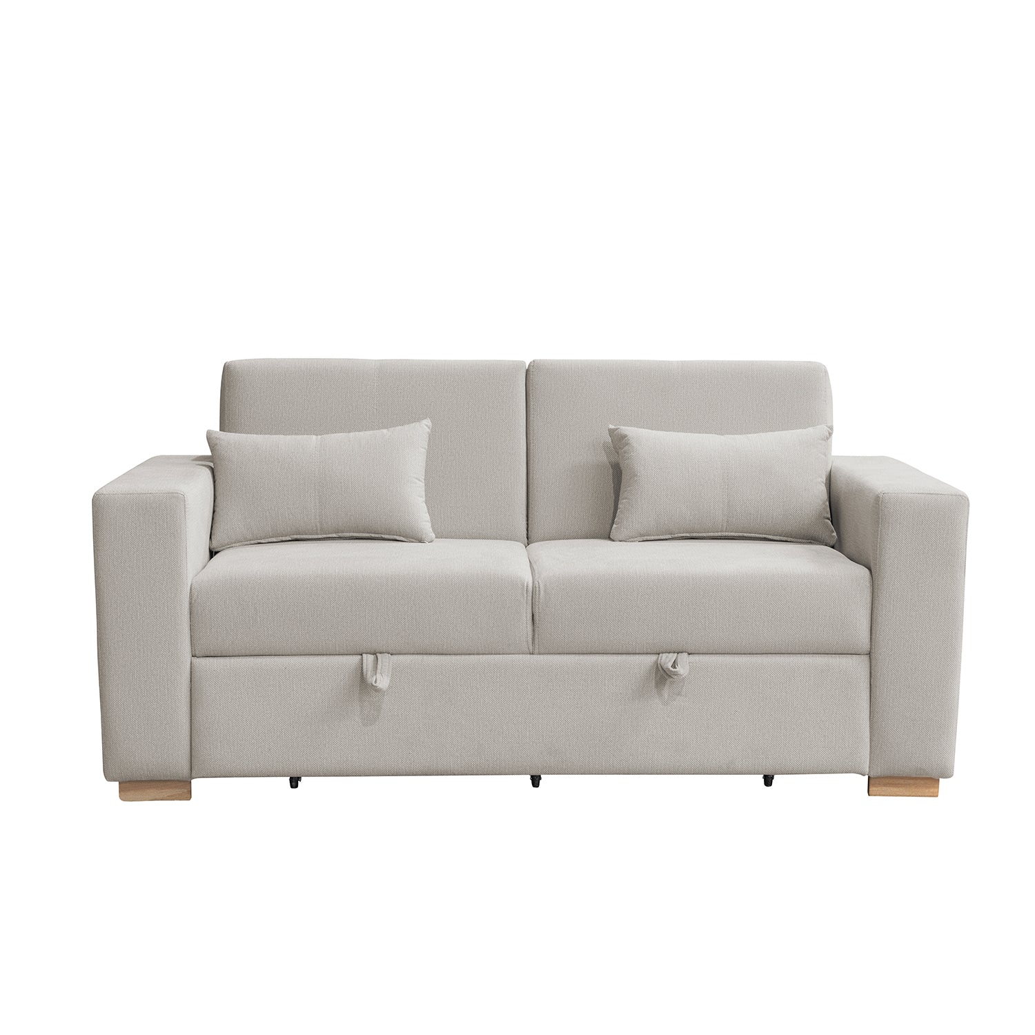 Sofá Cama Viena Lino Verona Beige, Natural 140