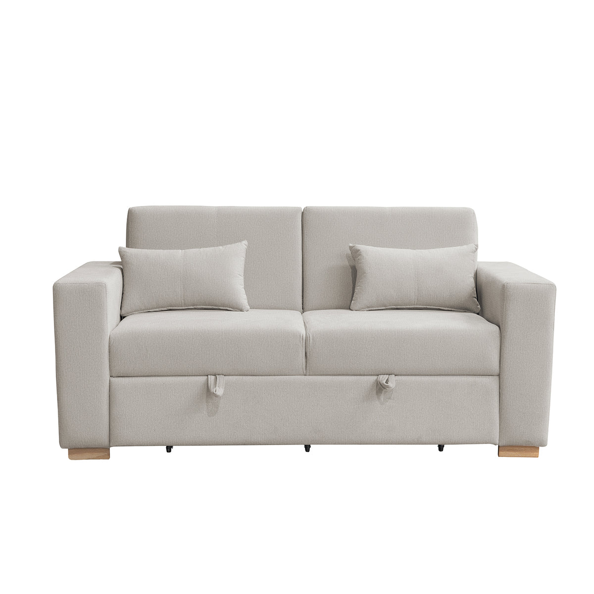 Sofá Cama Viena Lino Verona Beige, Natural 140