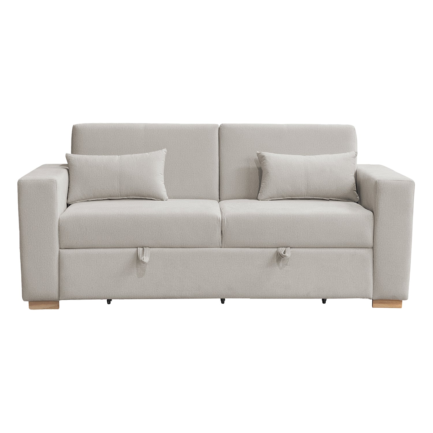 Sofá Cama Viena Lino Verona Beige, Natural 160