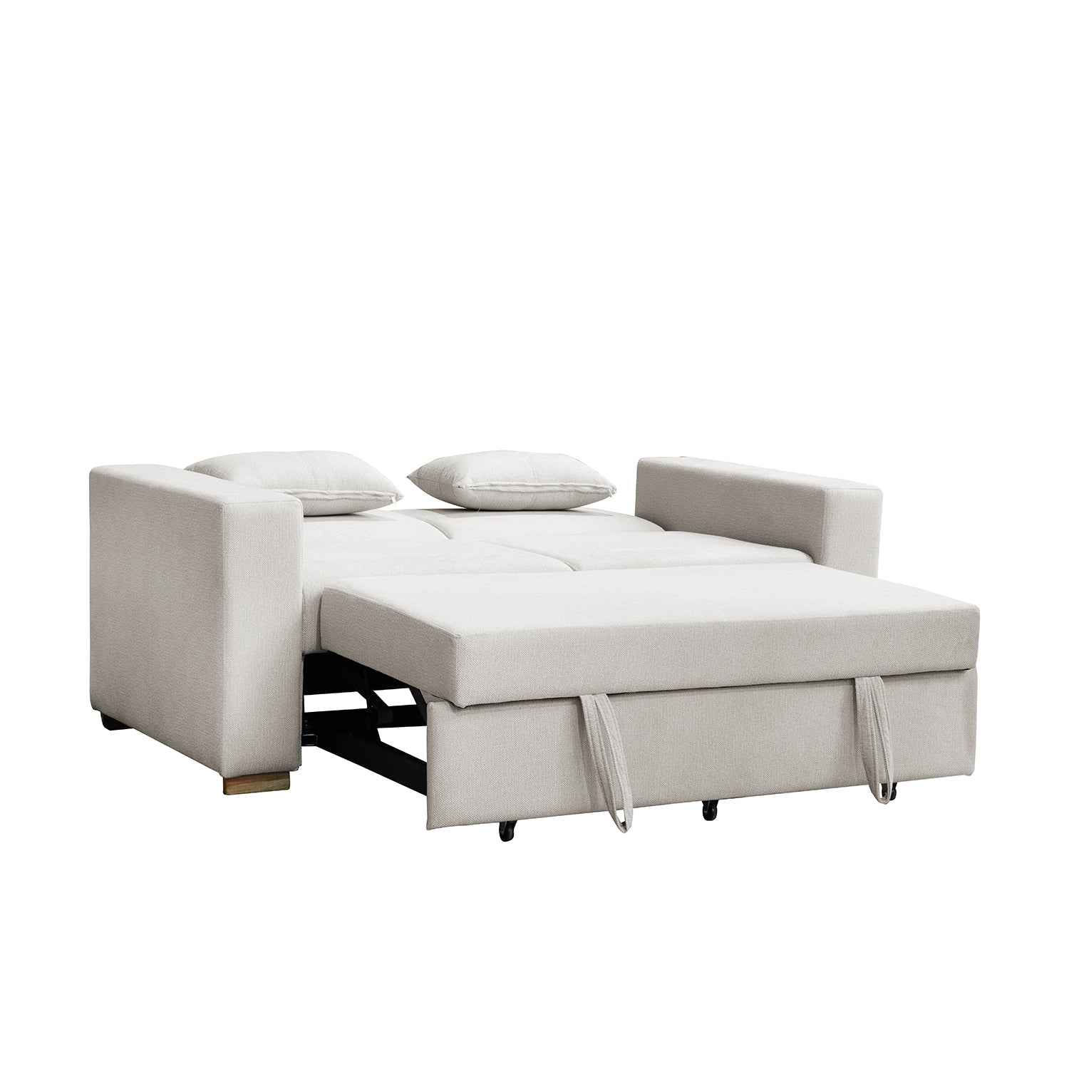 Sofá Cama Viena Lino Verona Beige, Natural 160