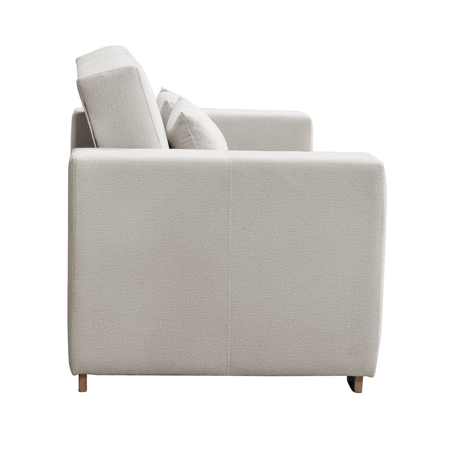 Sofá Cama Viena Lino Verona Beige, Natural 160