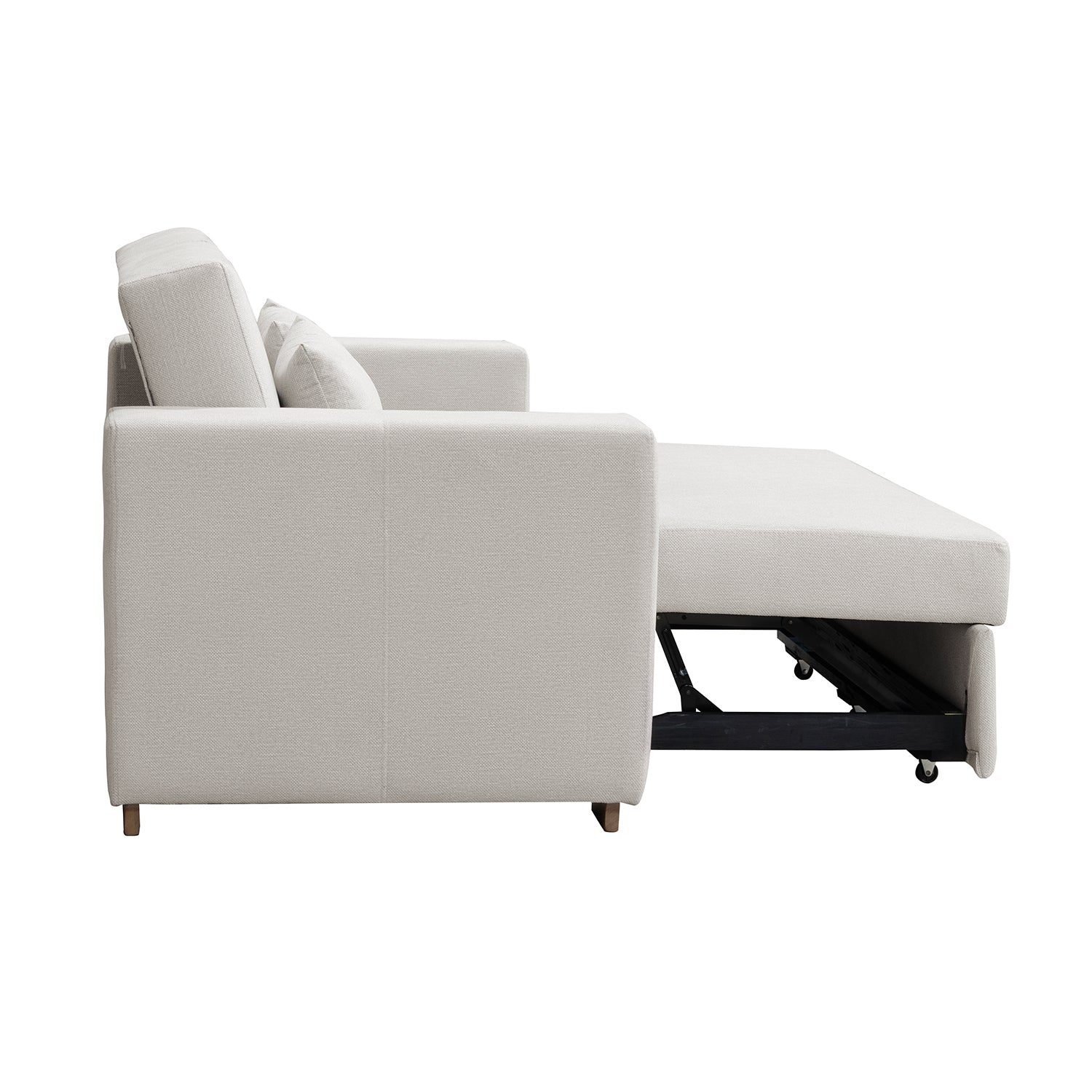 Sofá Cama Viena Lino Verona Beige, Natural 160