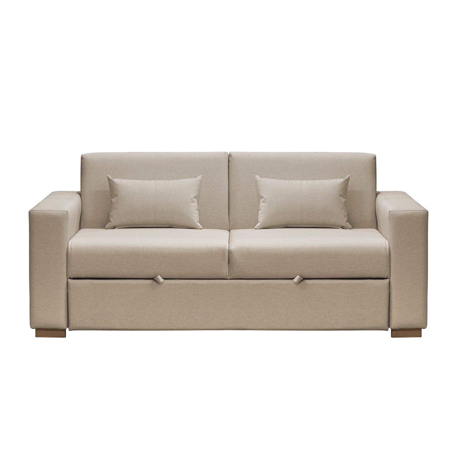 Sofá Cama Viena Eurolino Marbella Marfil, Natural 140