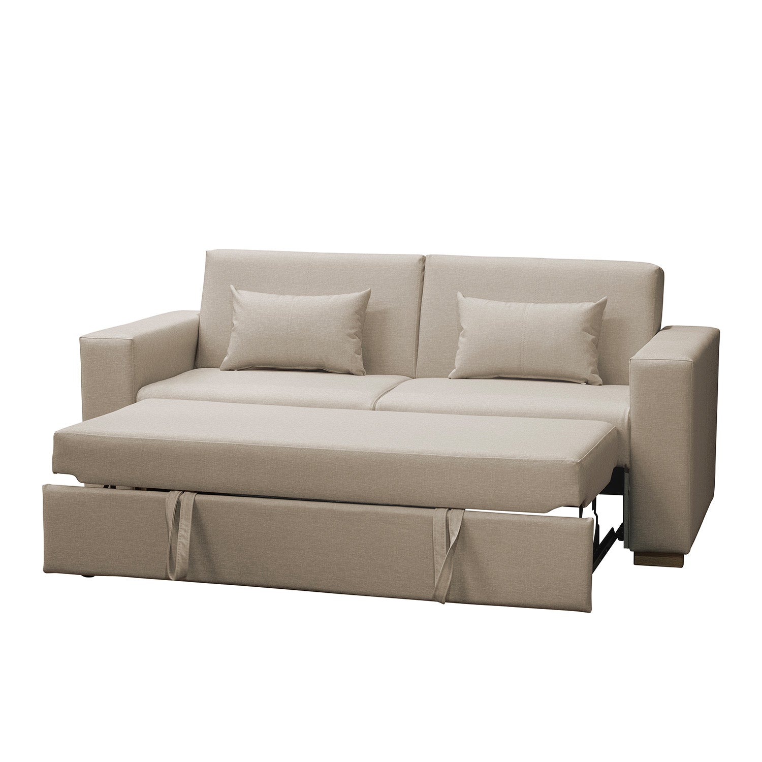 Sofá Cama Viena Eurolino Marbella Marfil, Natural 140