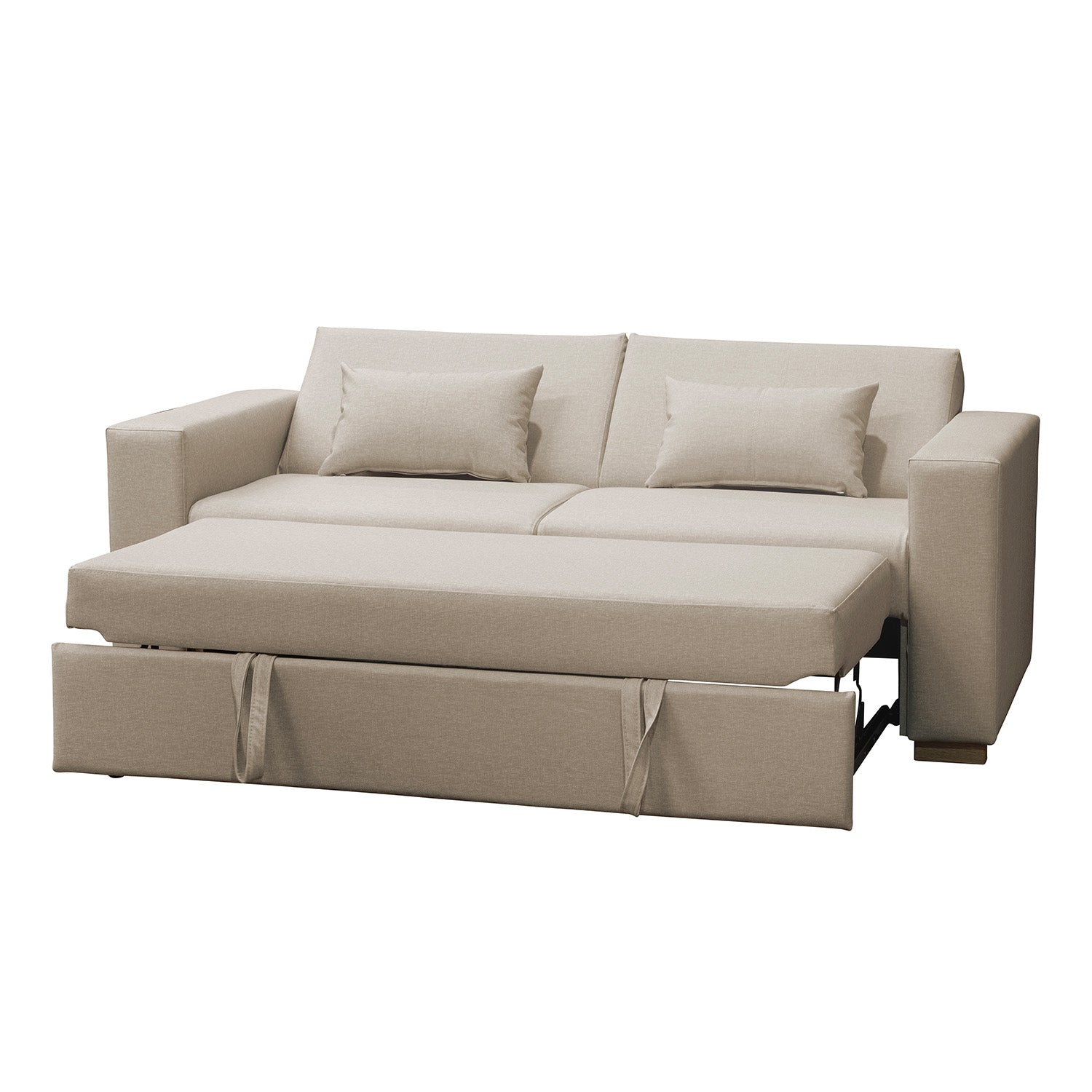 Sofá Cama Viena Eurolino Marbella Marfil, Natural 140