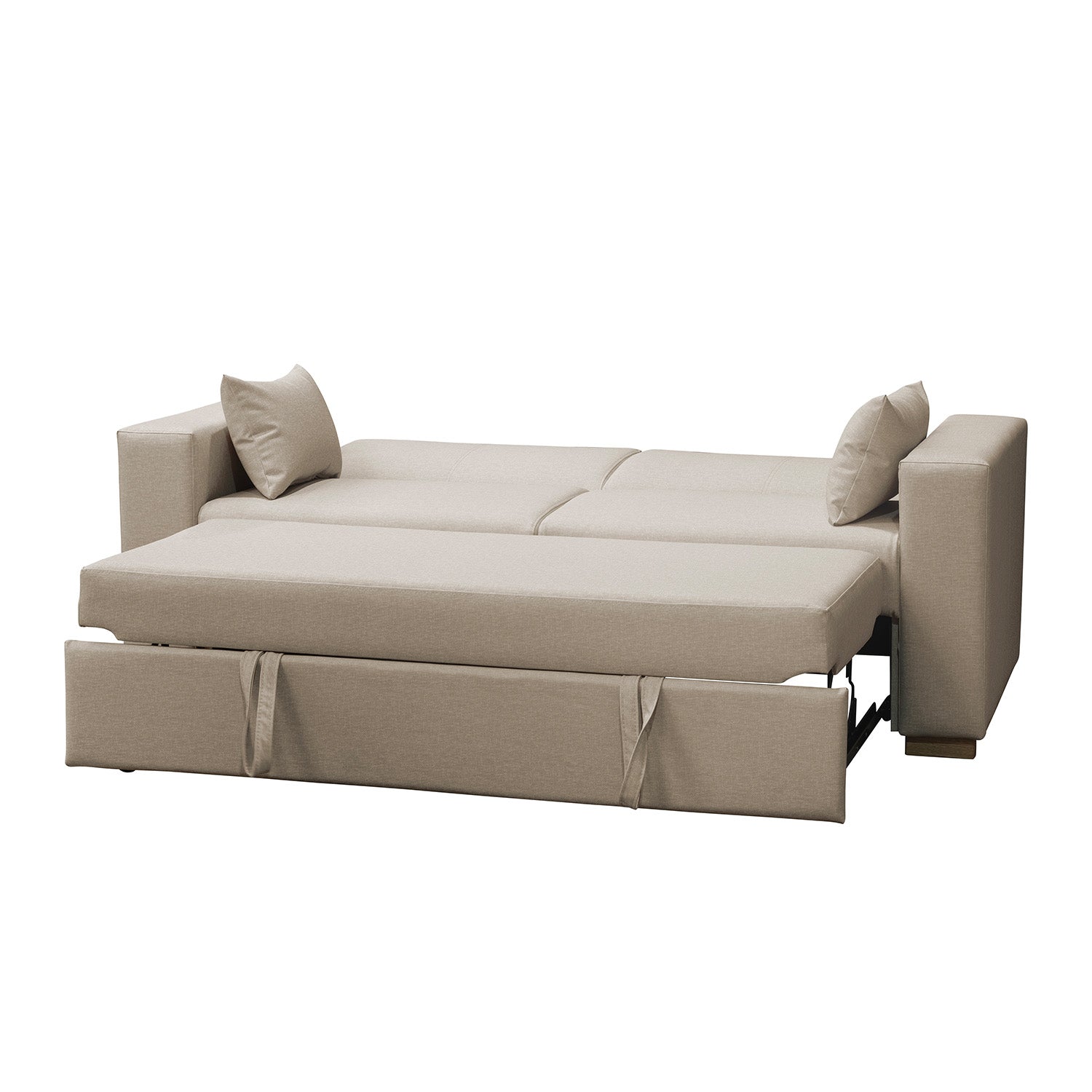 Sofá Cama Viena Eurolino Marbella Marfil, Natural 140
