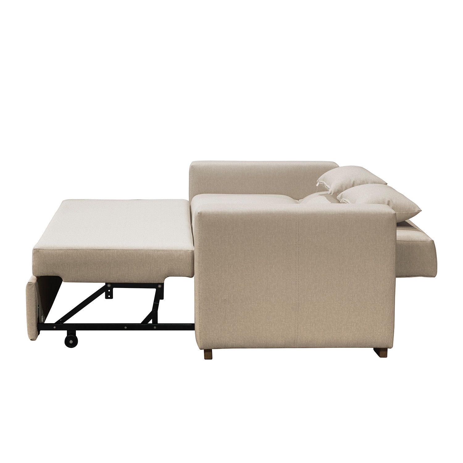 Sofá Cama Viena Eurolino Marbella Marfil, Natural 140