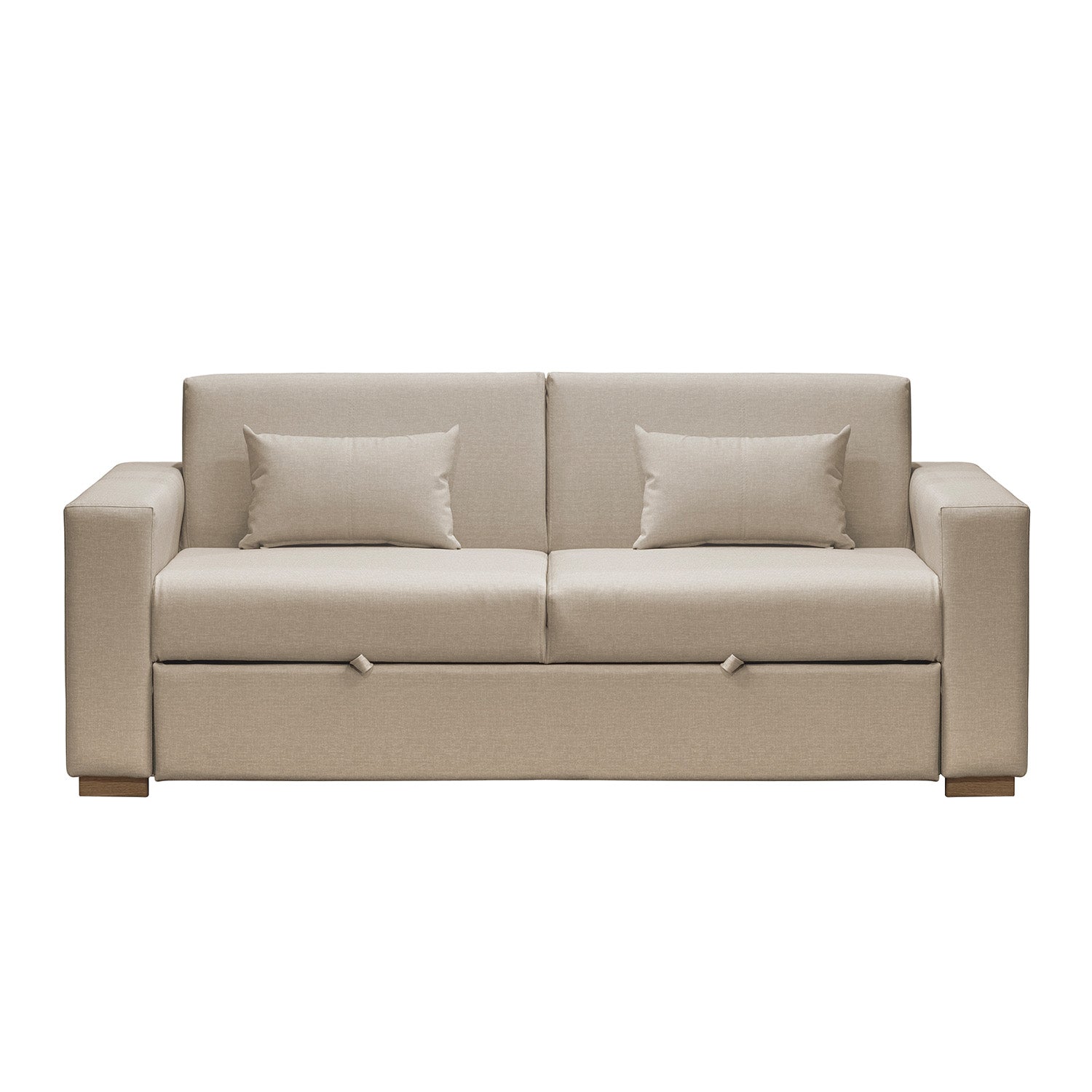 Sofá Cama Viena Eurolino Marbella Marfil, Natural 160