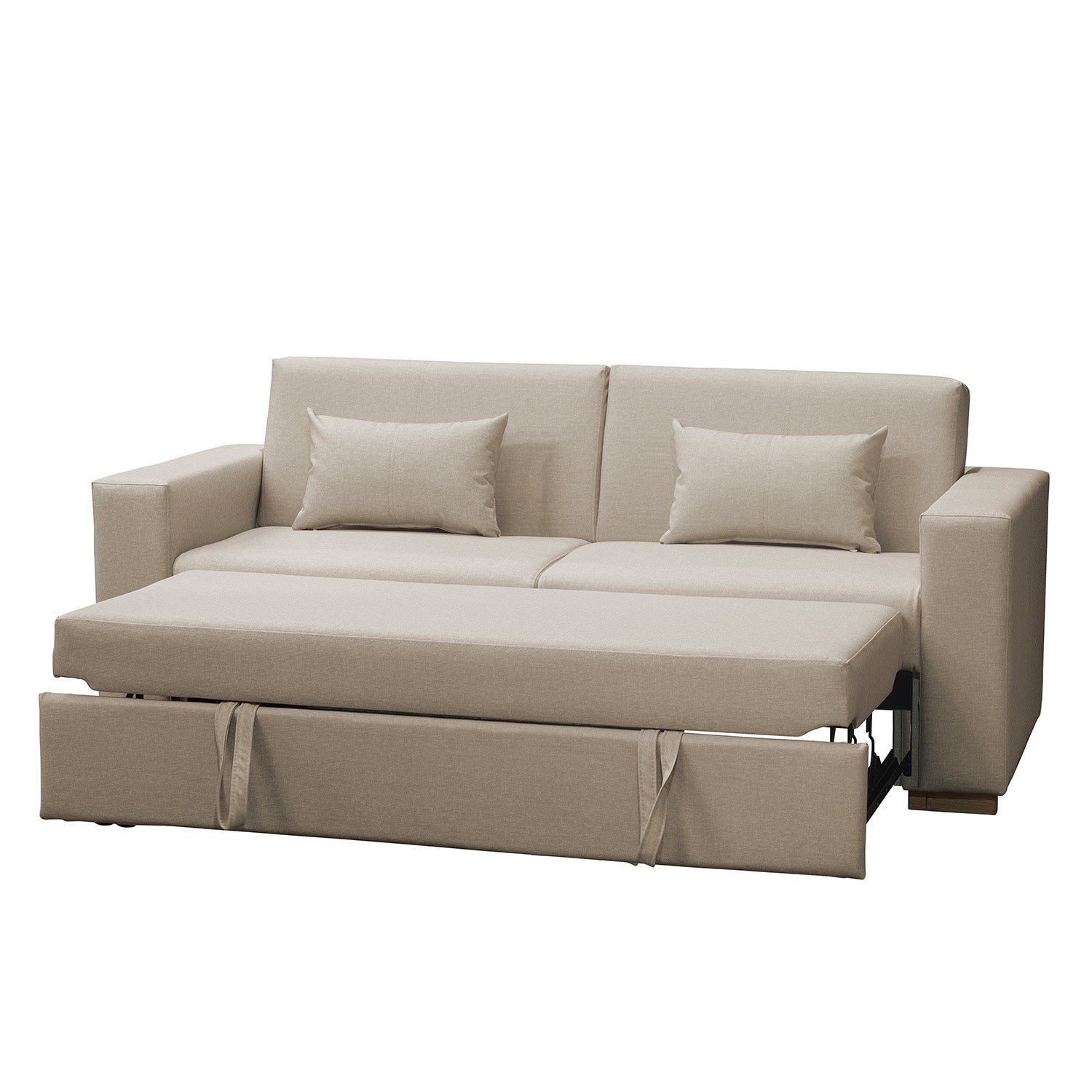 Sofá Cama Viena Eurolino Marbella Marfil, Natural 160