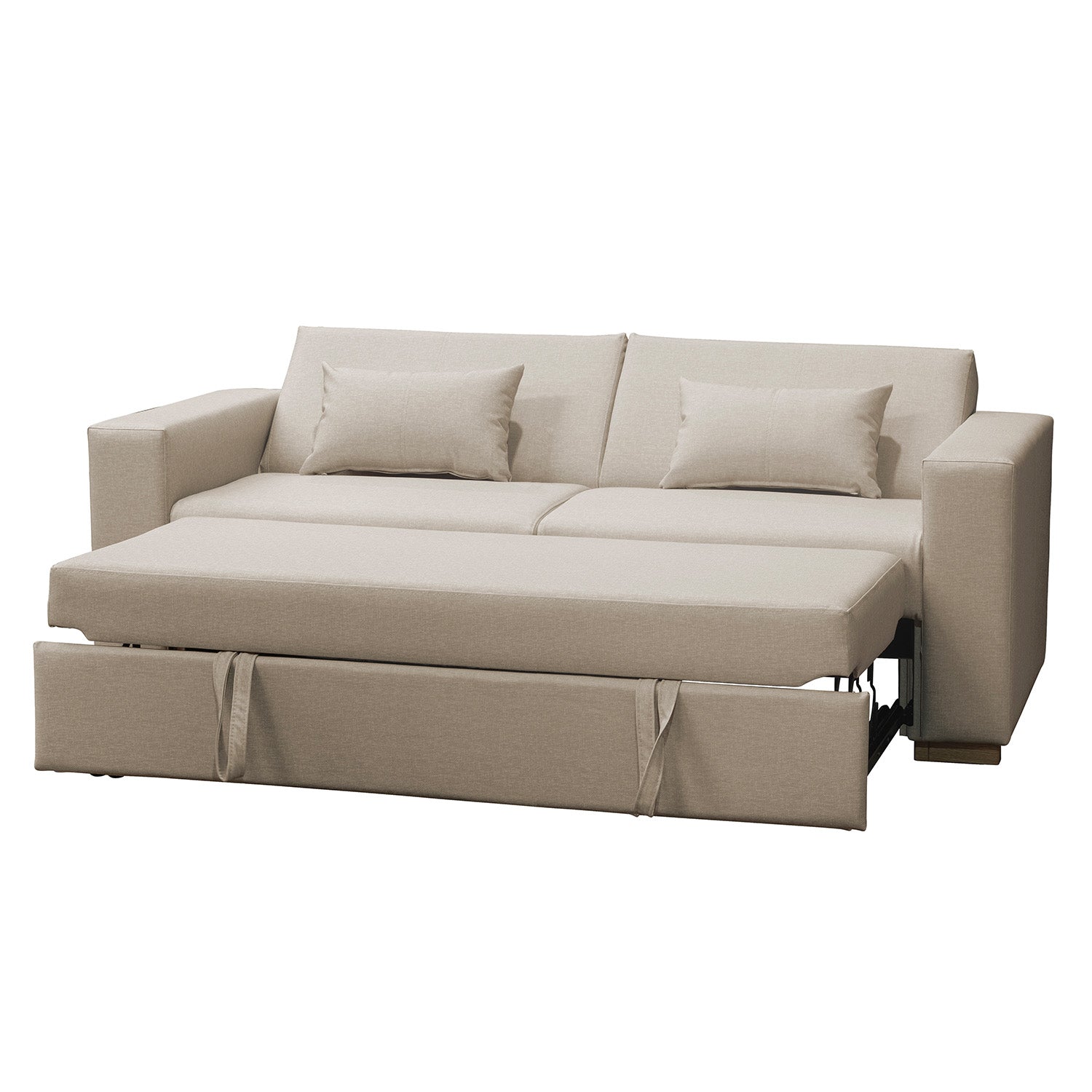 Sofá Cama Viena Eurolino Marbella Marfil, Natural 160