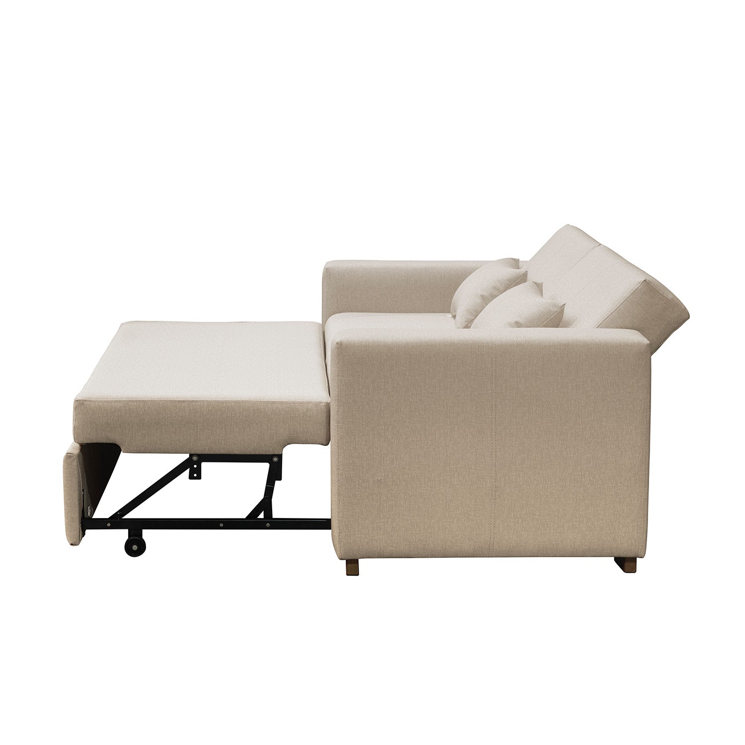 Sofá Cama Viena Eurolino Marbella Marfil, Natural 160