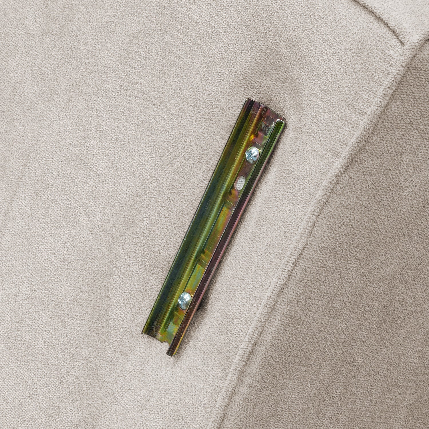 Sofa 3 Puestos Cox Chenille Impetu Beige, Natural