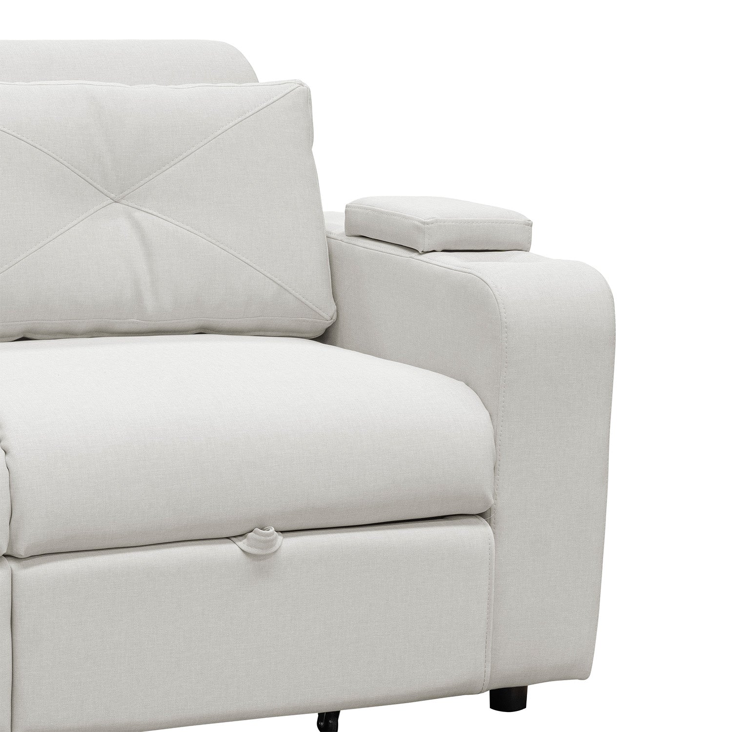 Sofá Cama Boston Eurolino Blanco Puro