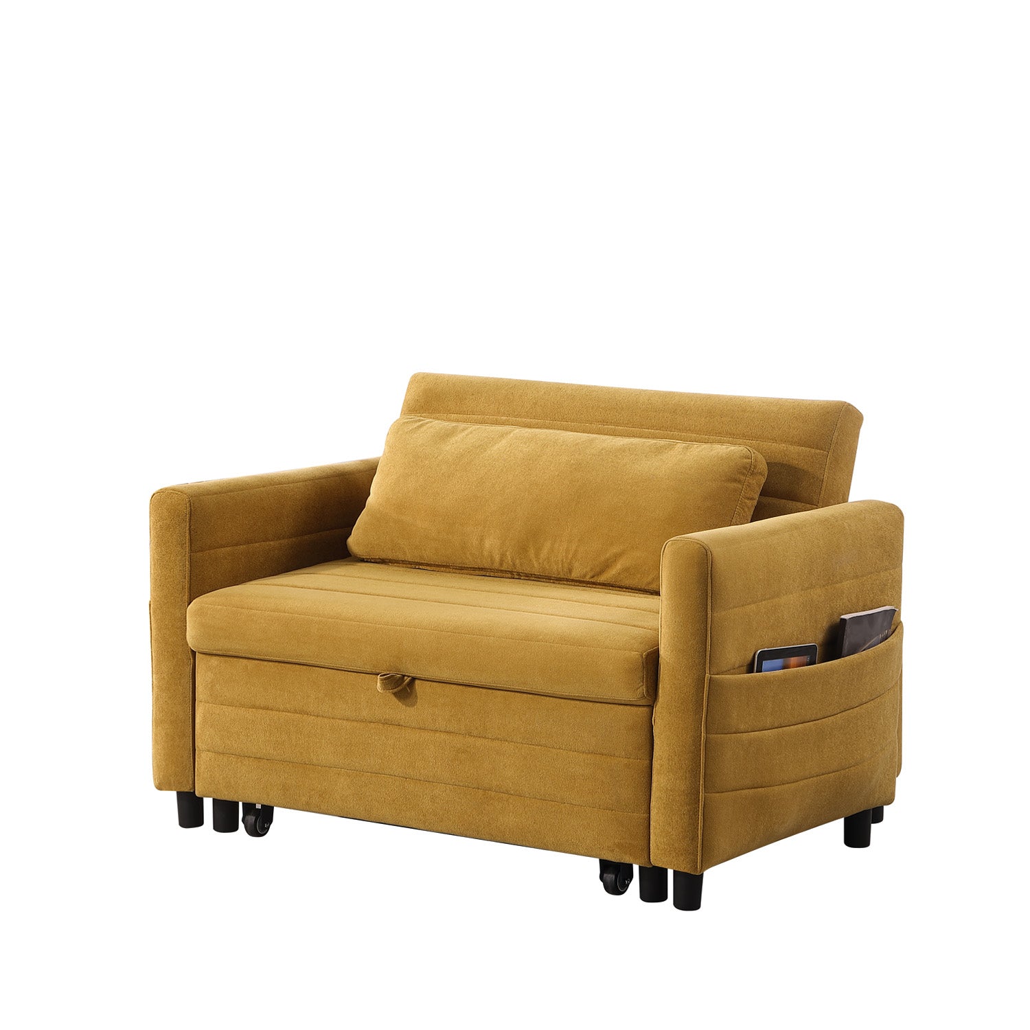 Sofa Cama Bruno Lino Mostaza