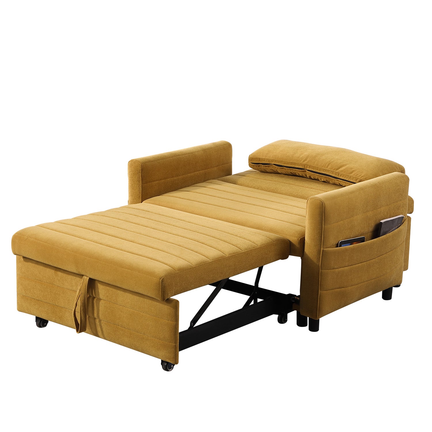 Sofa Cama Bruno Lino Mostaza