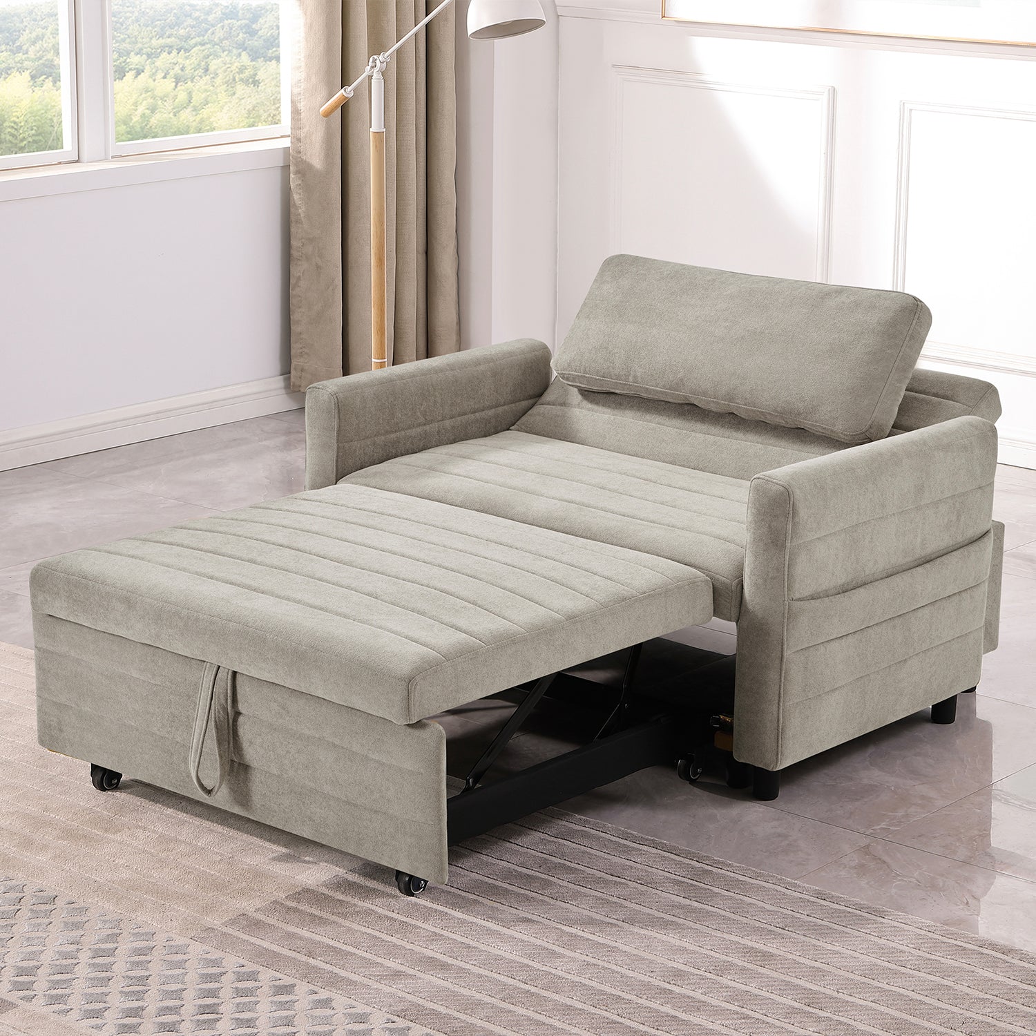 Sofa Cama Bruno Lino Taupe