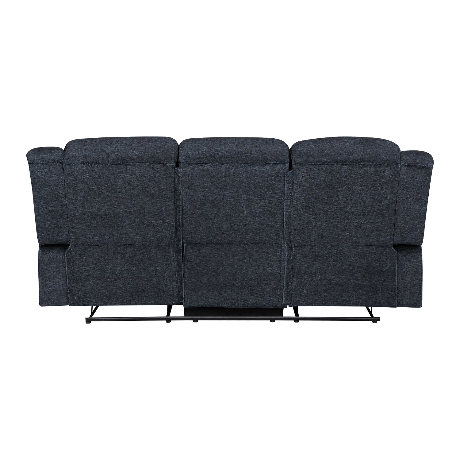 Sofa Reclinable 3 Puestos Alky Chenille Gris