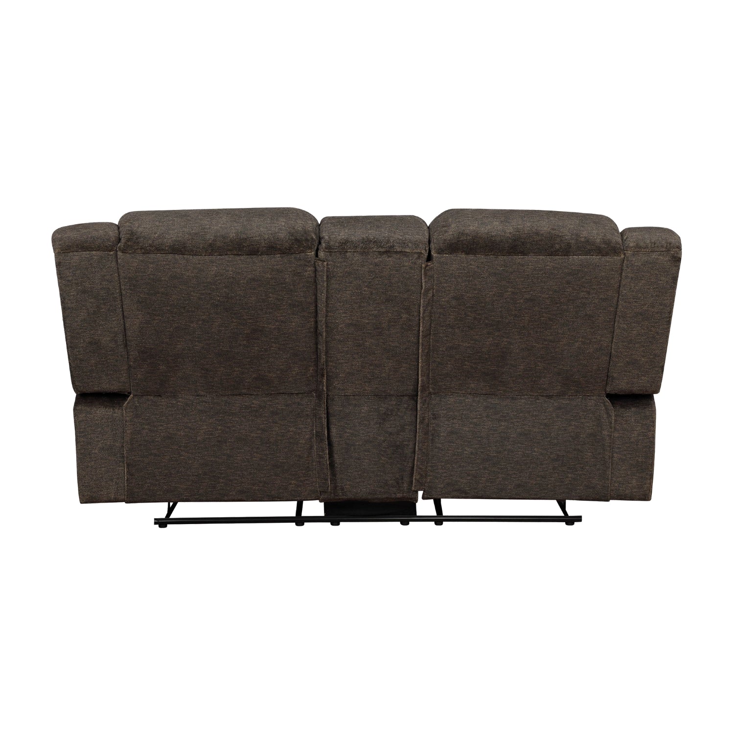 Sofa Reclinable 2 Puestos Alky Chenille Mocca