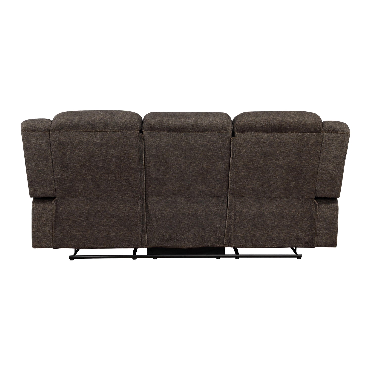 Sofa Reclinable 3 Puestos Alky Chenille Mocca