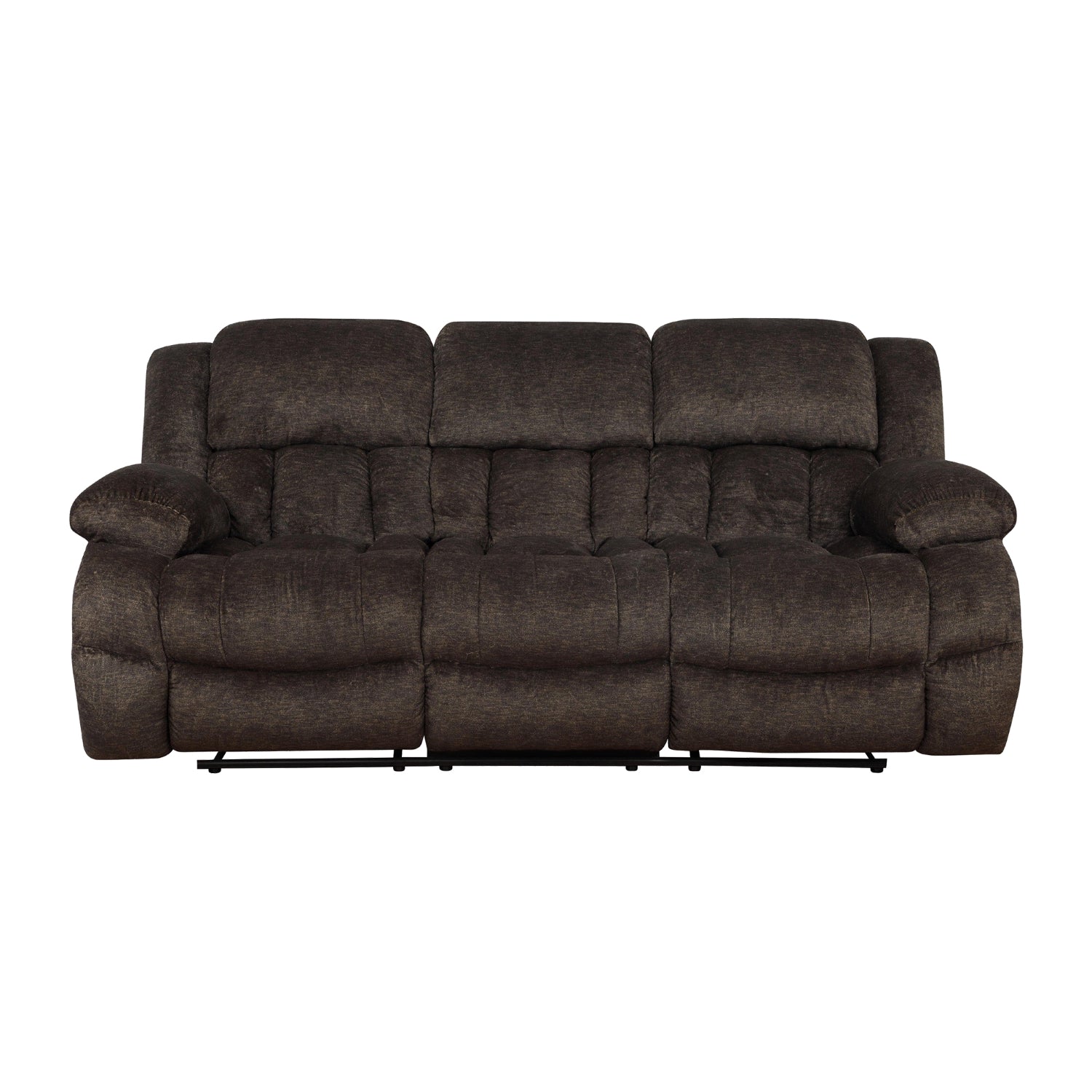 Sofa Reclinable 3 Puestos Alky Chenille Mocca