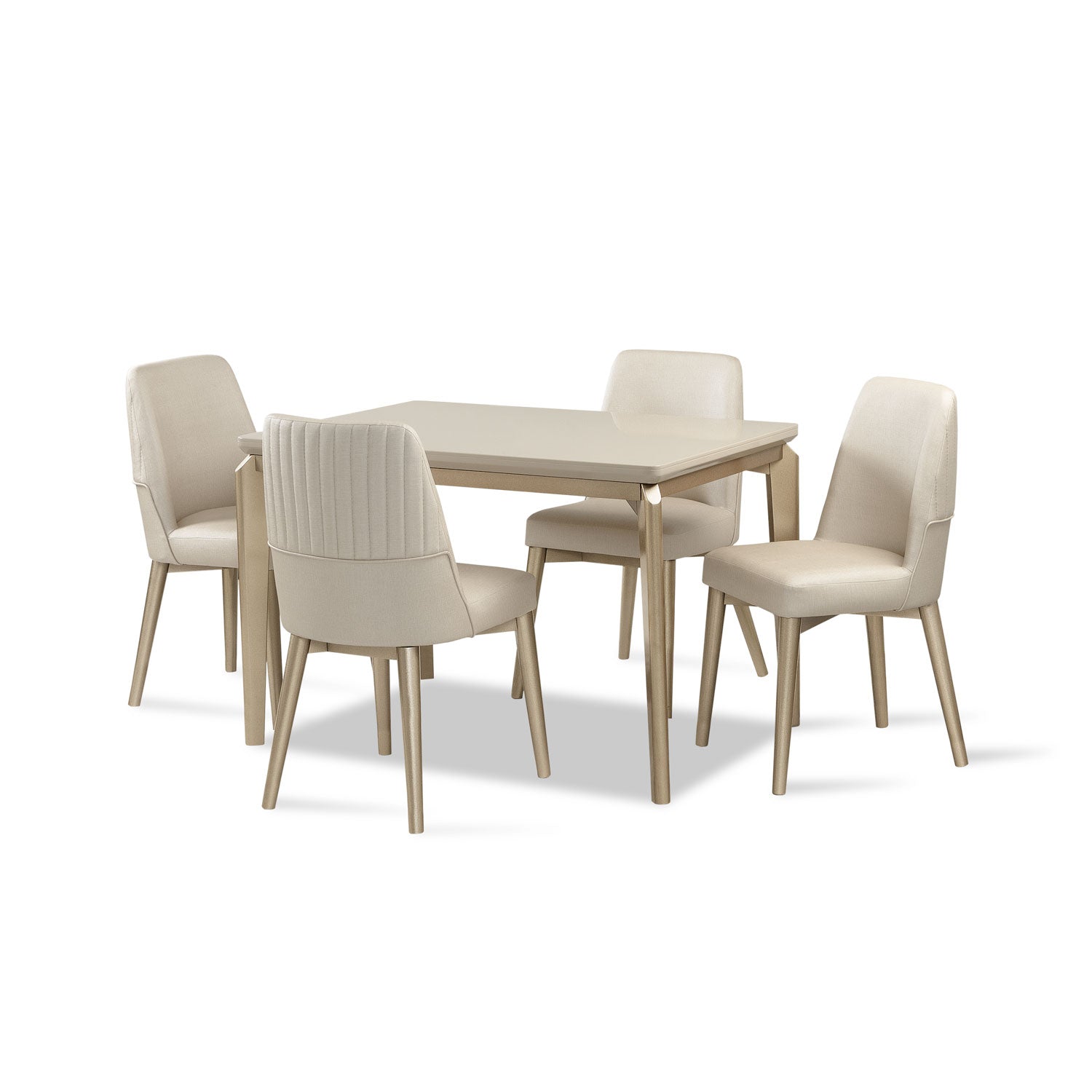 Comedor 4 Puestos Bonn Eurolino Premier Perla, Champaña