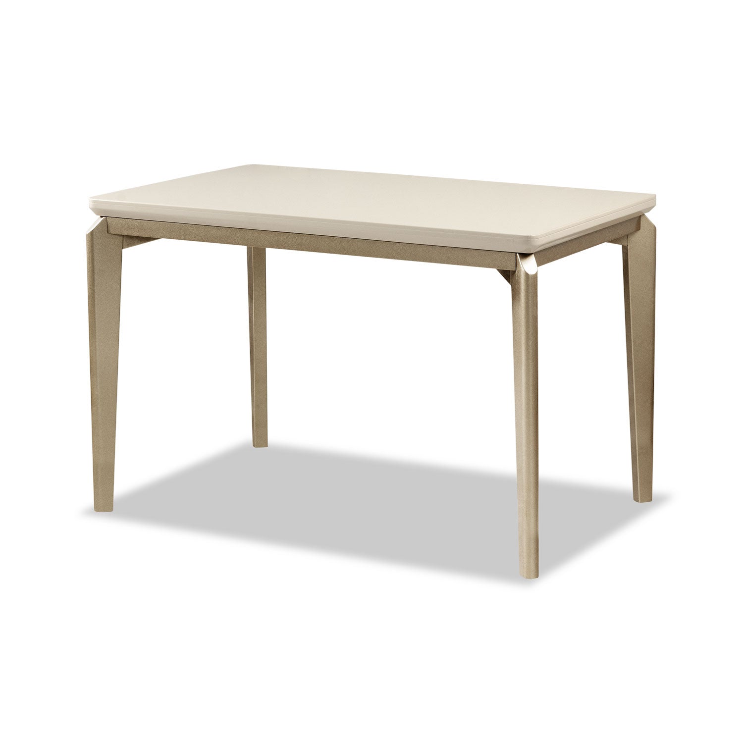 Comedor 4 Puestos Bonn Velvet Idilio Beige, Champaña