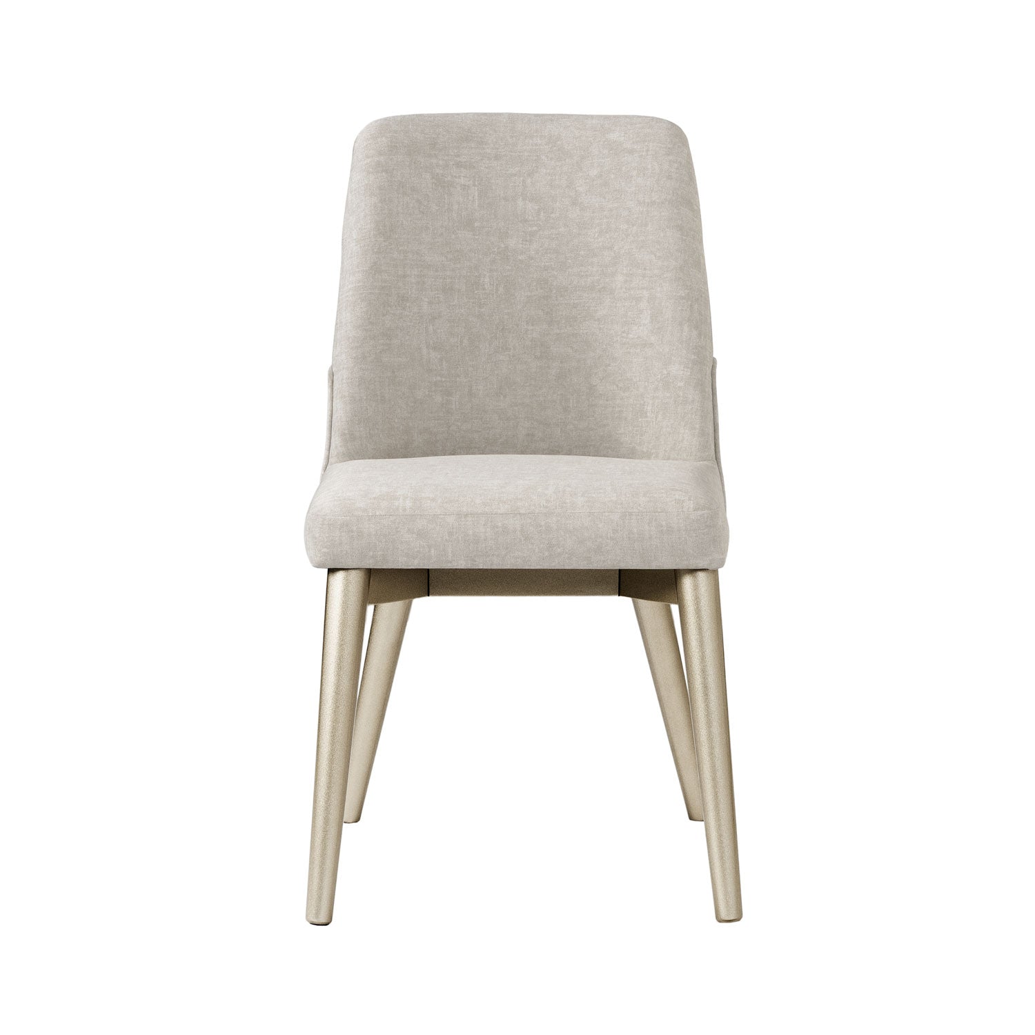 Comedor 4 Puestos Bonn Velvet Idilio Beige, Champaña