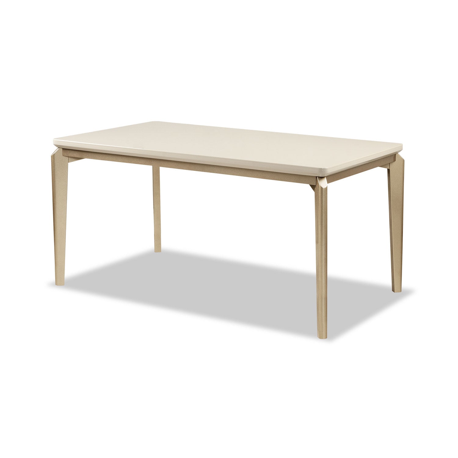 Comedor 6 Puestos Bonn Velvet Idilio Beige, Champaña