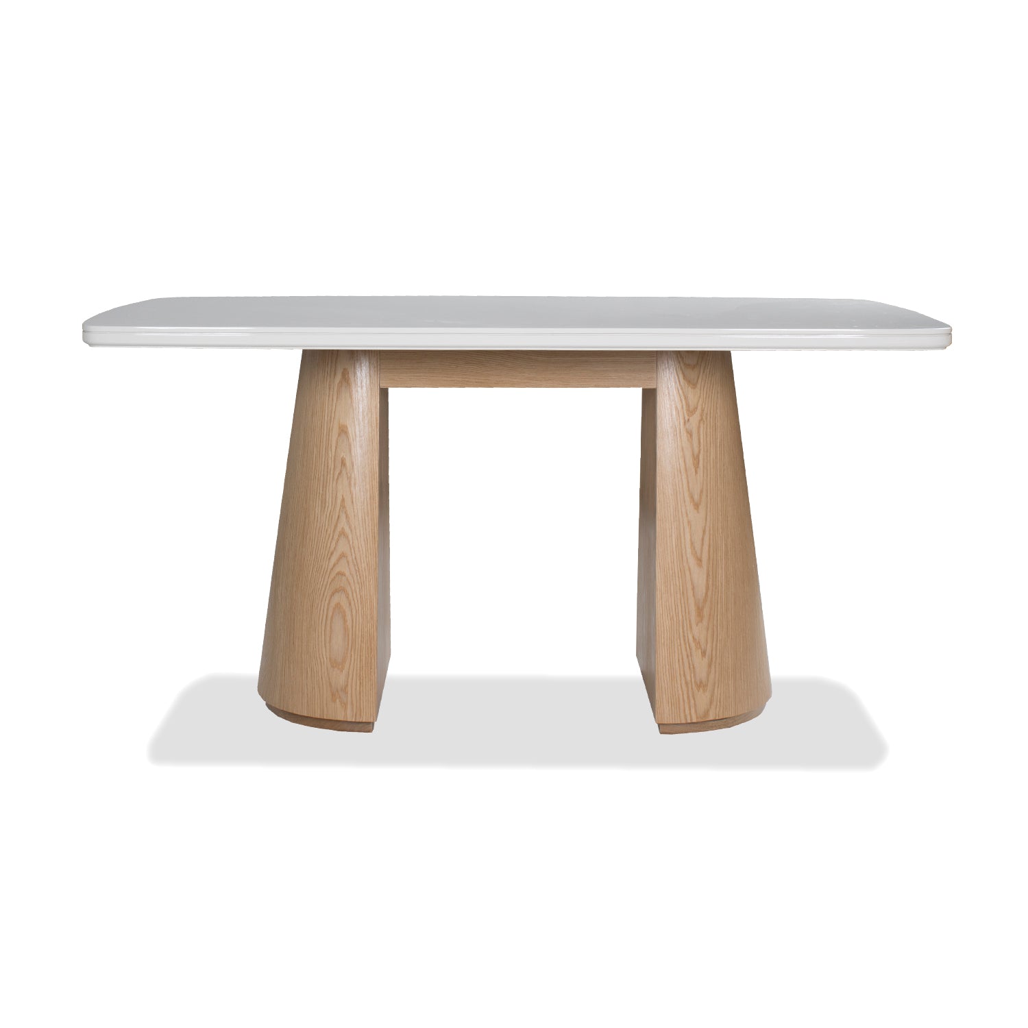 Comedor 6 Puestos Vicka Velvet Serena Crema, Natural