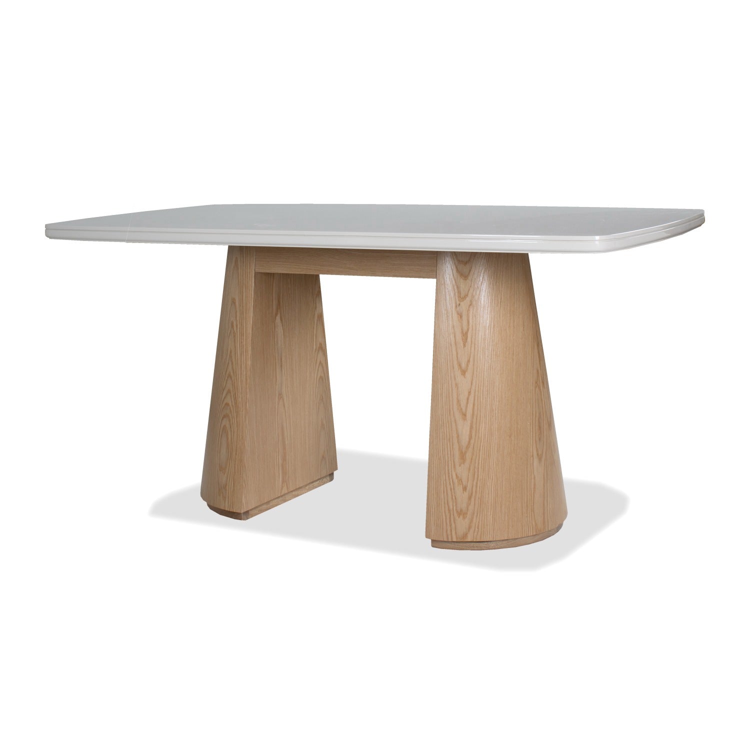 Comedor 6 Puestos Vicka Velvet Serena Crema, Natural