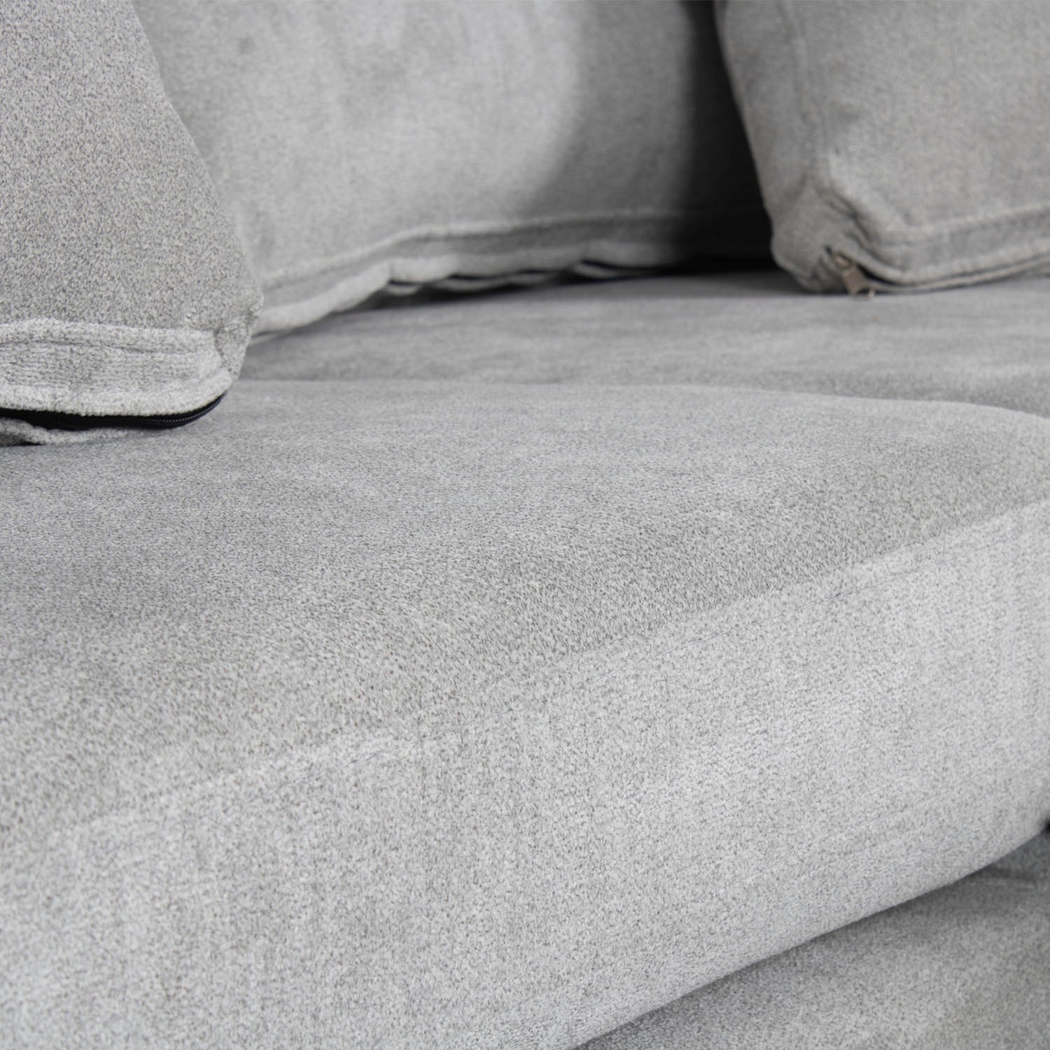 Juego de Sala Creta Velvet Impetu Plata, Negro 240 Mts