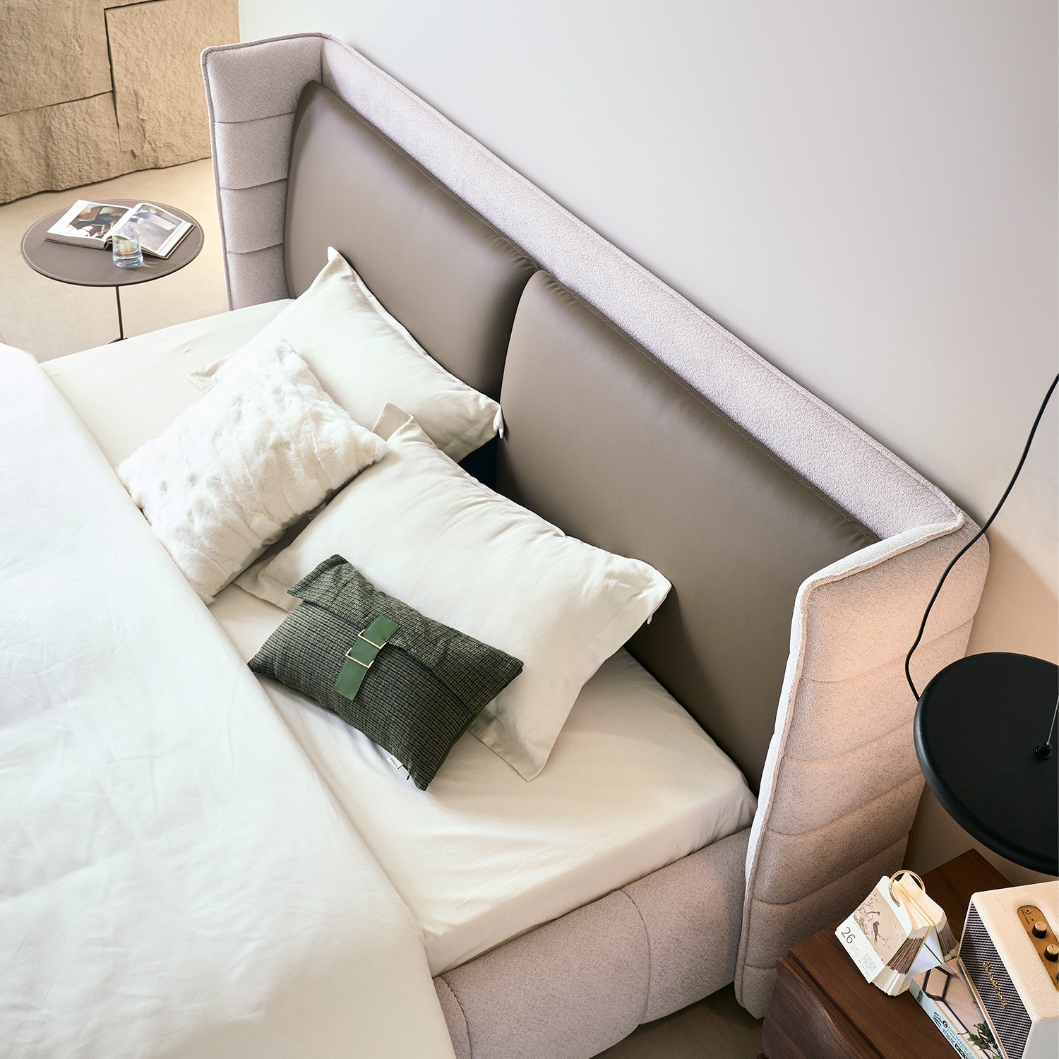 Cama King Toscana Velvet Café