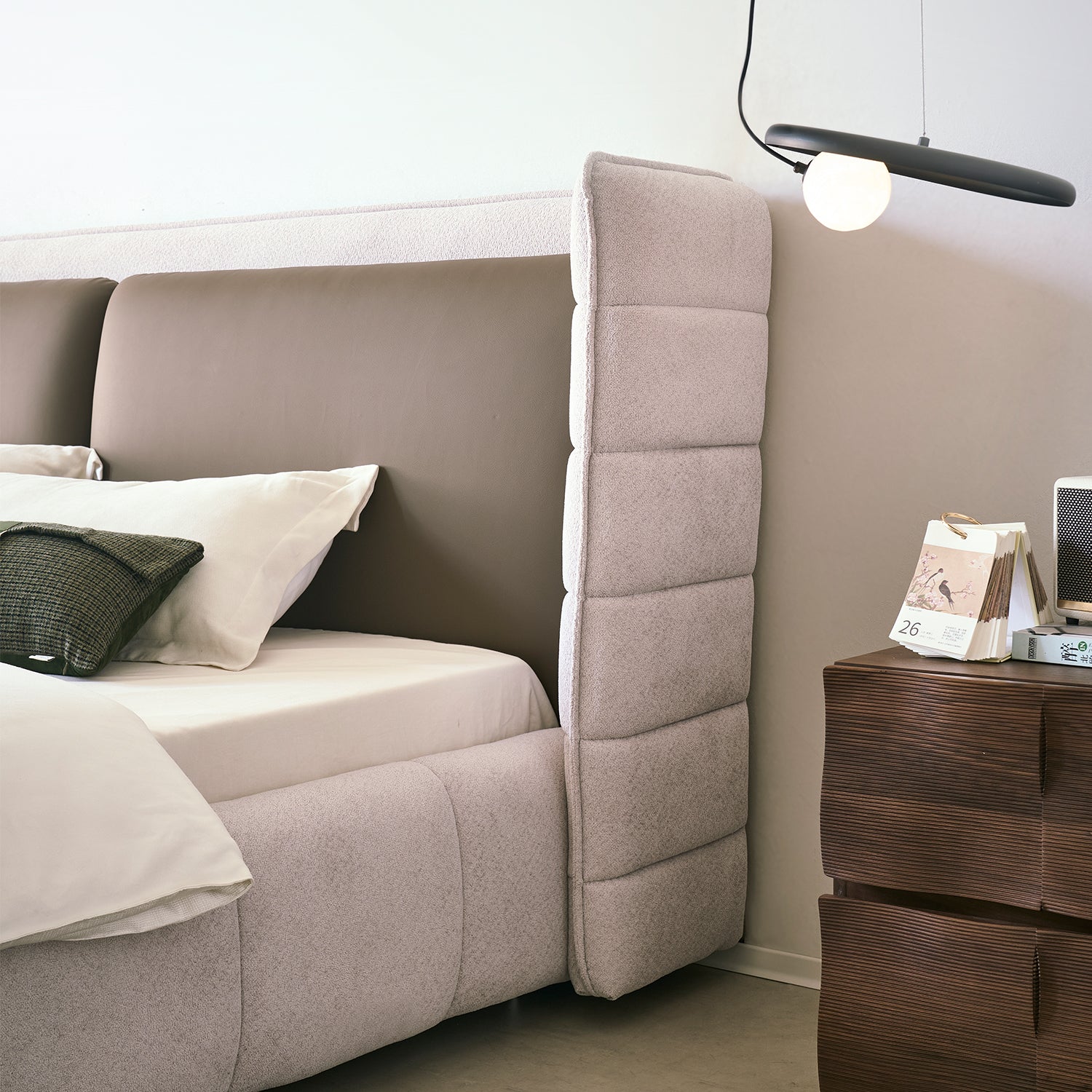 Cama King Toscana Velvet Café