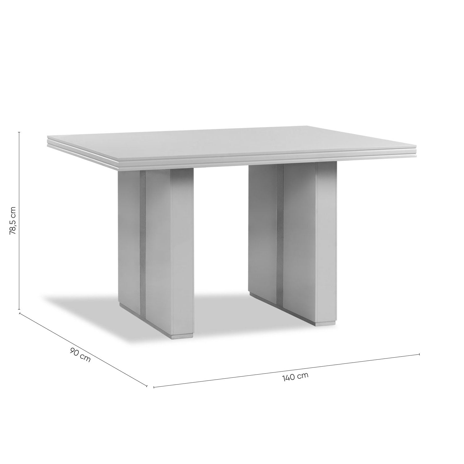 Mesa Comedor 4 Puestos Marcus Greige, Champaña