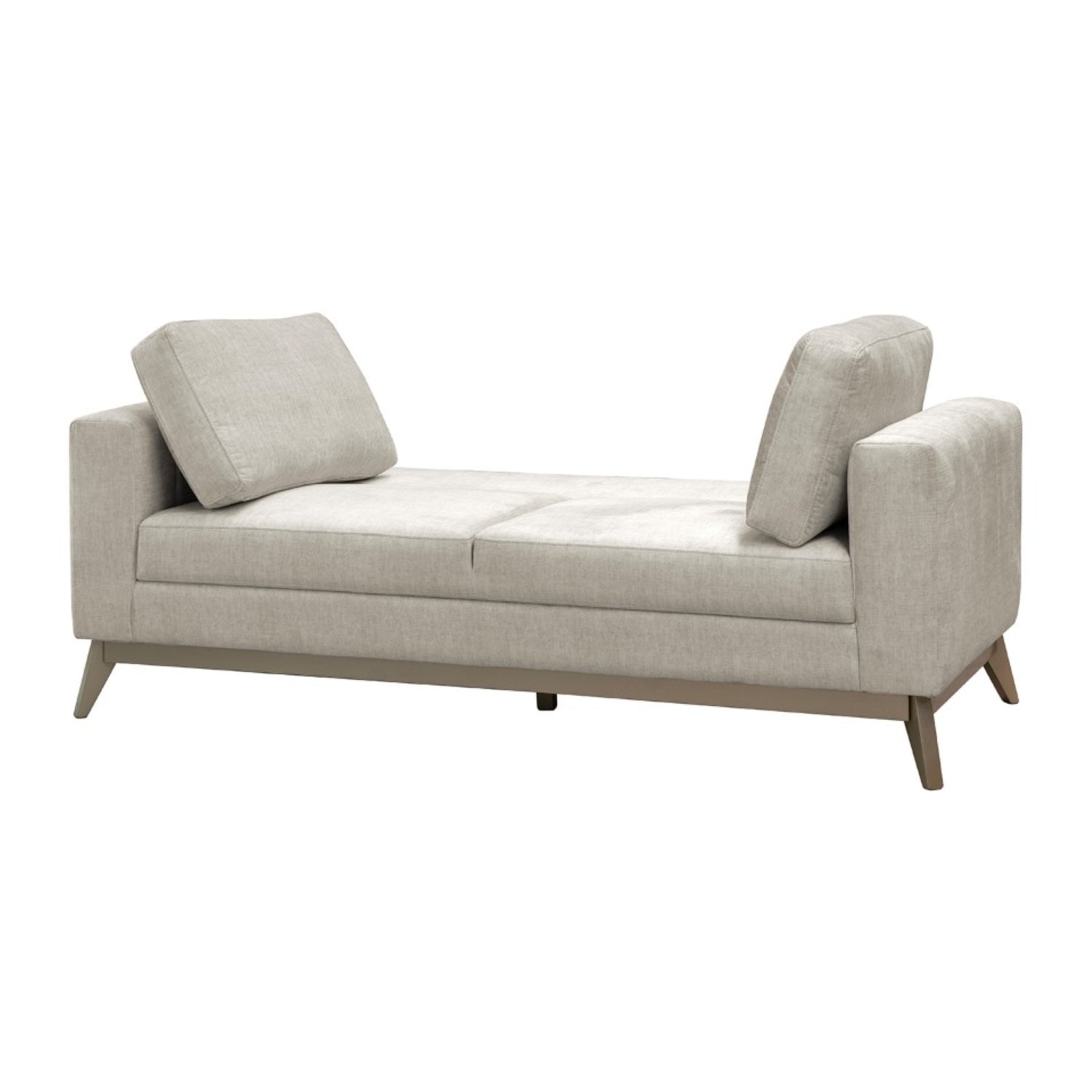 Sofá Cama Line Velvet Atlas Marmol, Champaña