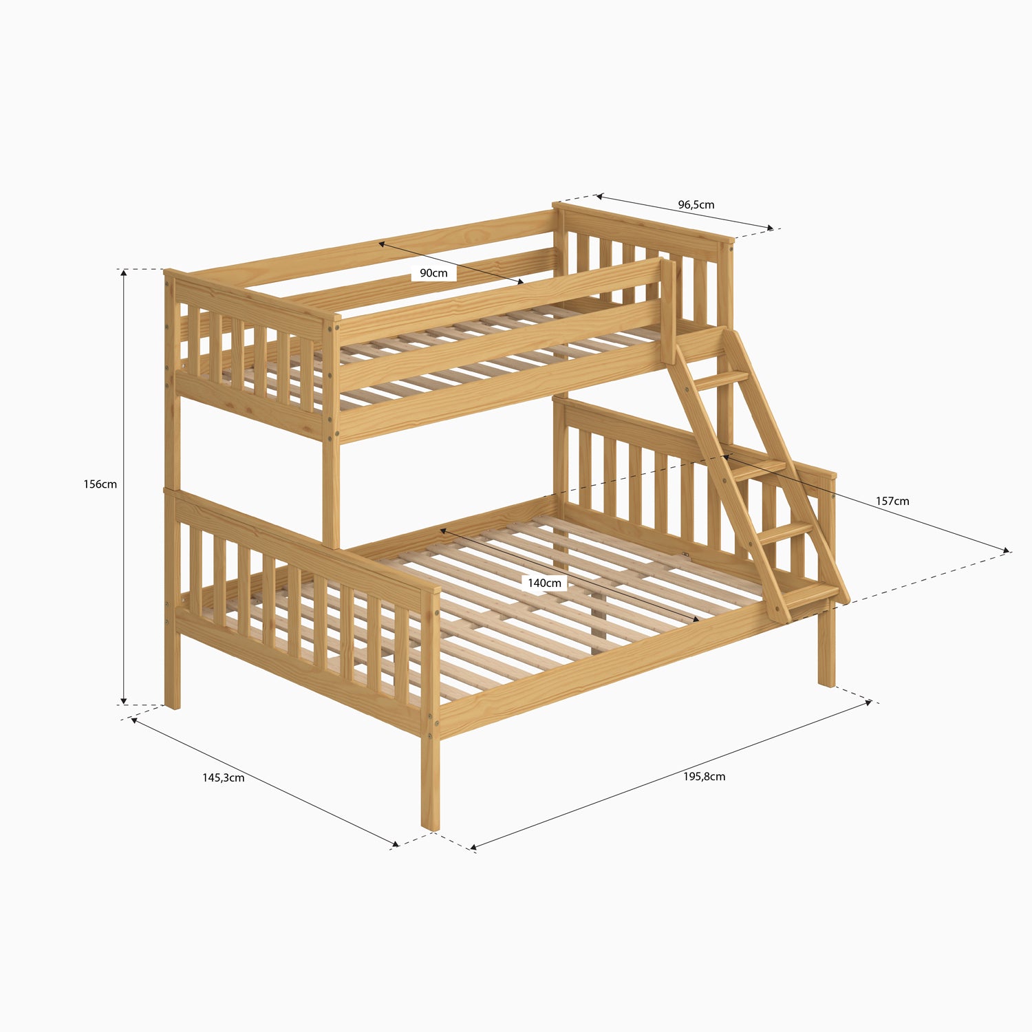 Camarote Mixta 0.90-1.40 Oxford Natural B