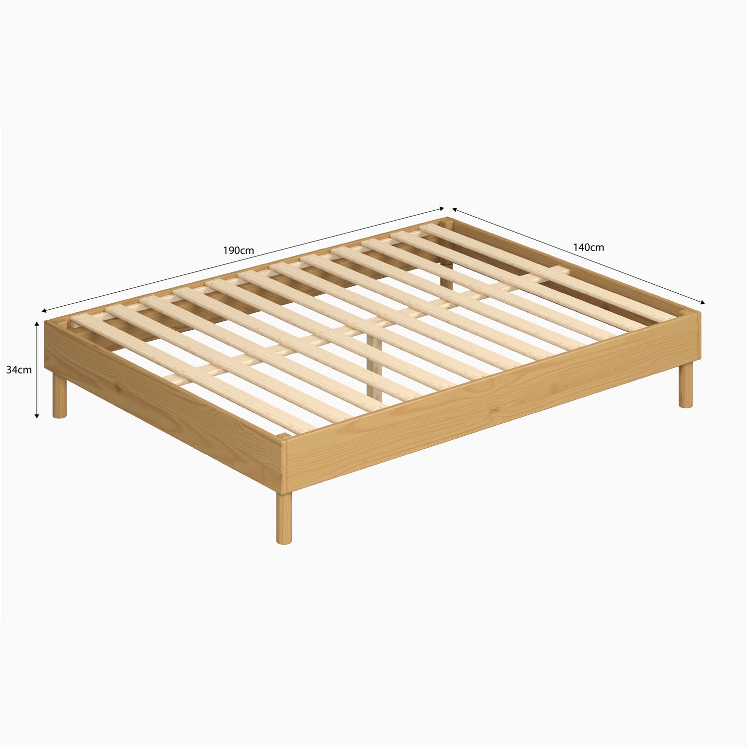 Base Cama Doble Trivento Natural