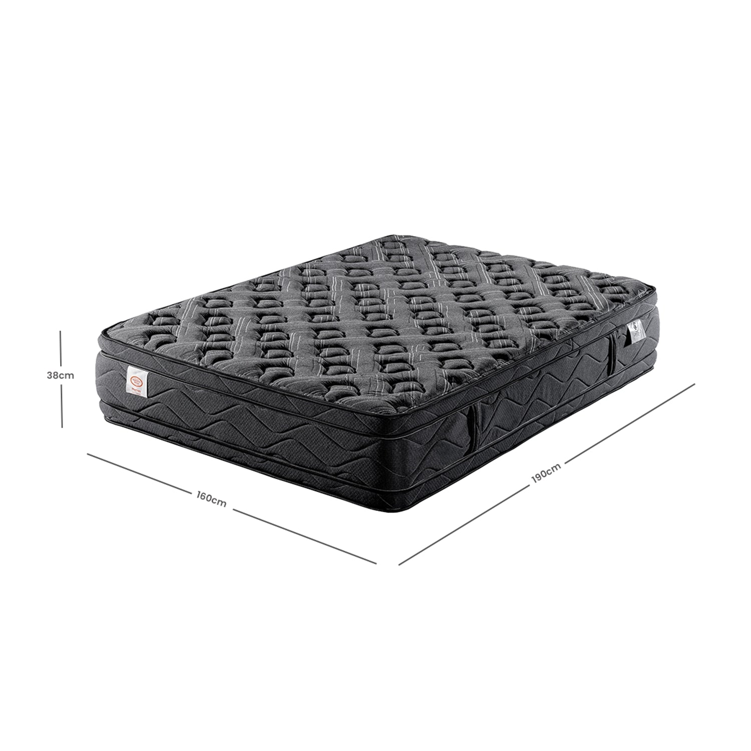 Colchón Queen Cavalli Doble Pillow Top (Garantia12 años)