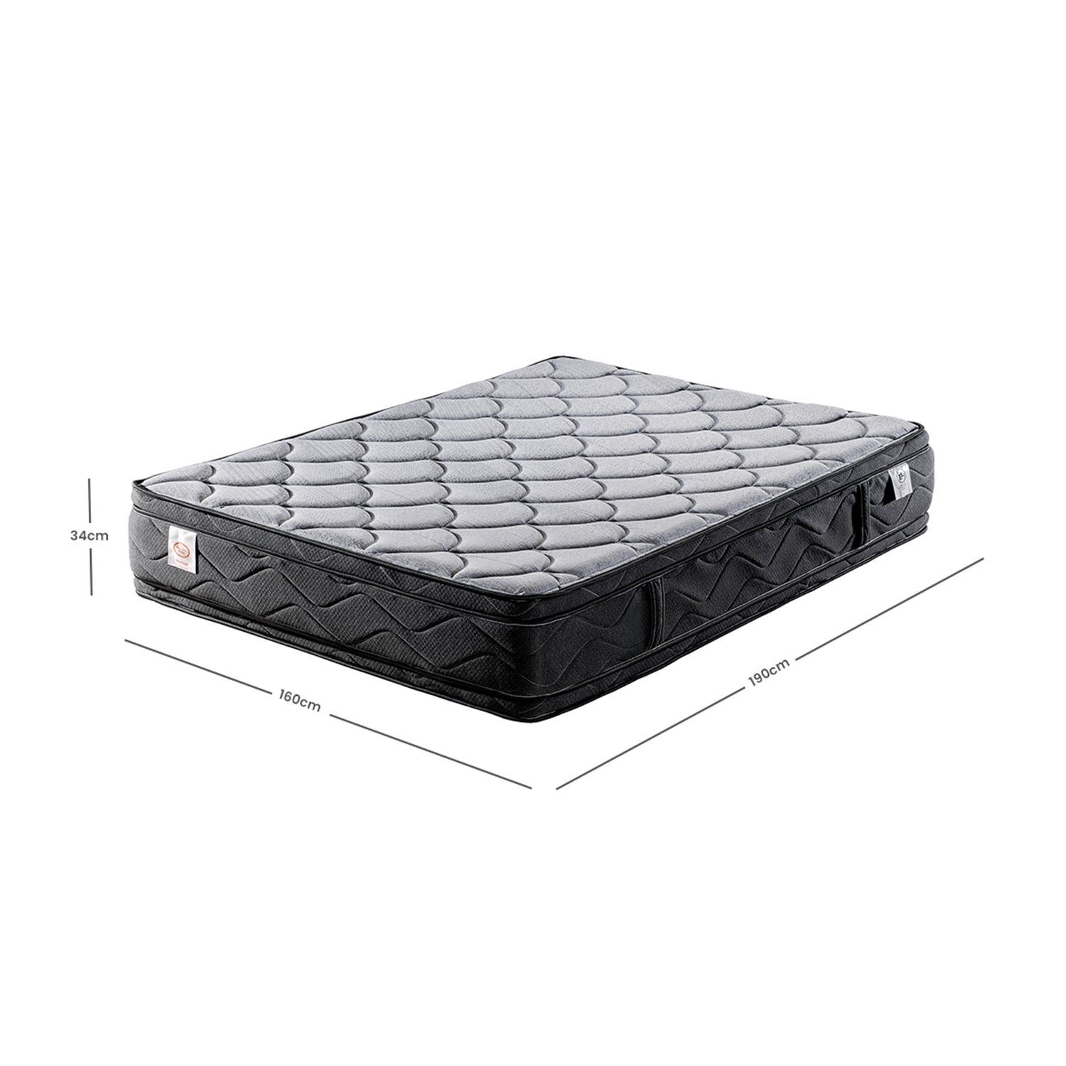 Colchón Queen Montecarlo (Garantia 9 años)+ Colchón Essence 1.00