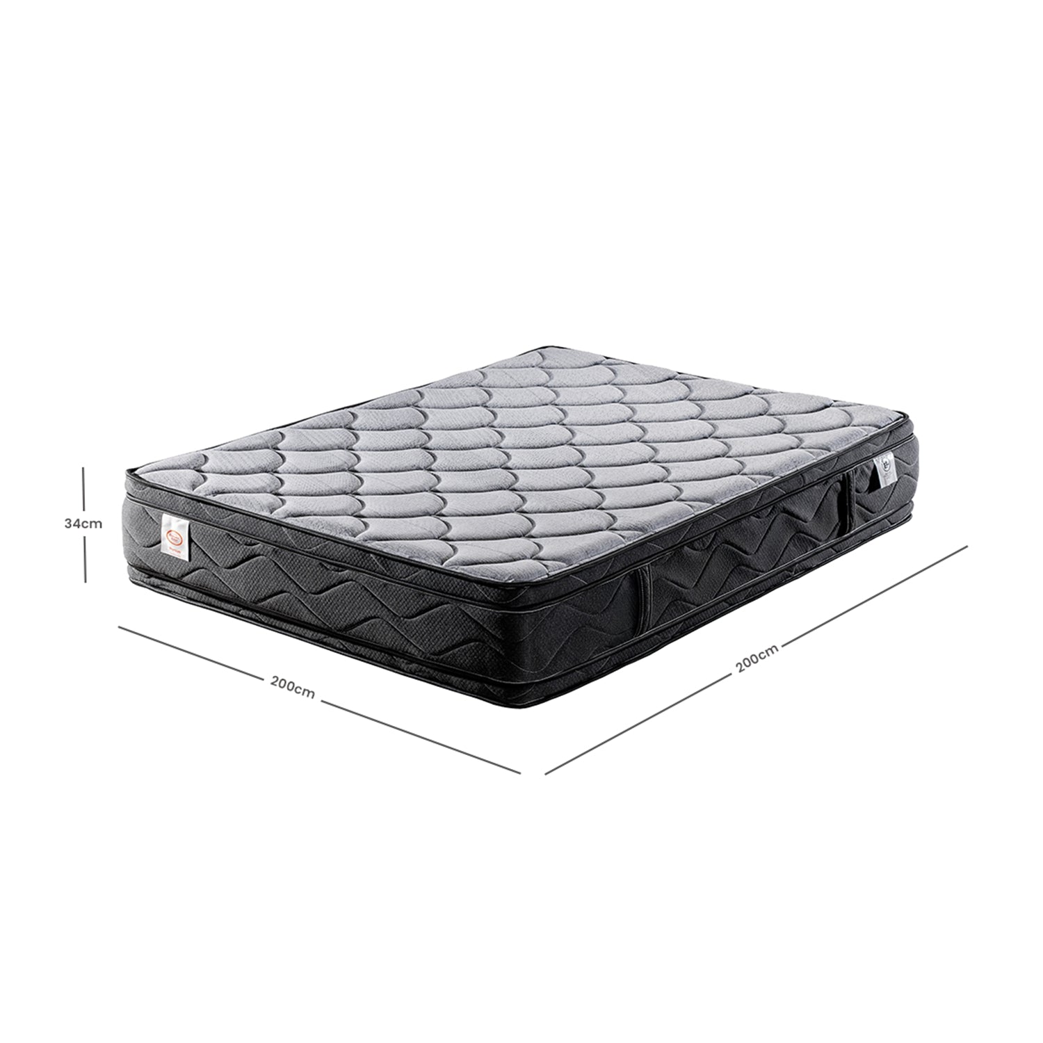 Colchón King Montecarlo(Garantia 9 años) + Colchón Essence 1.00