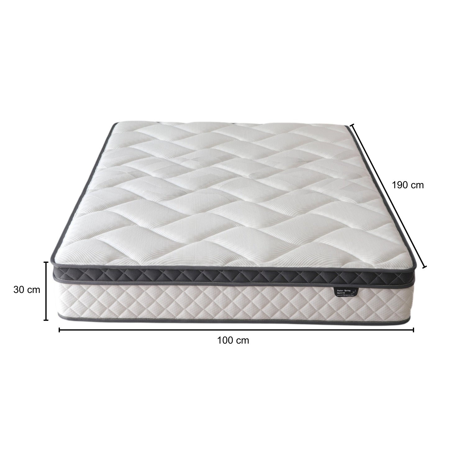 Colchón Sencillo 1.00 Trento (Garantia 9 años)