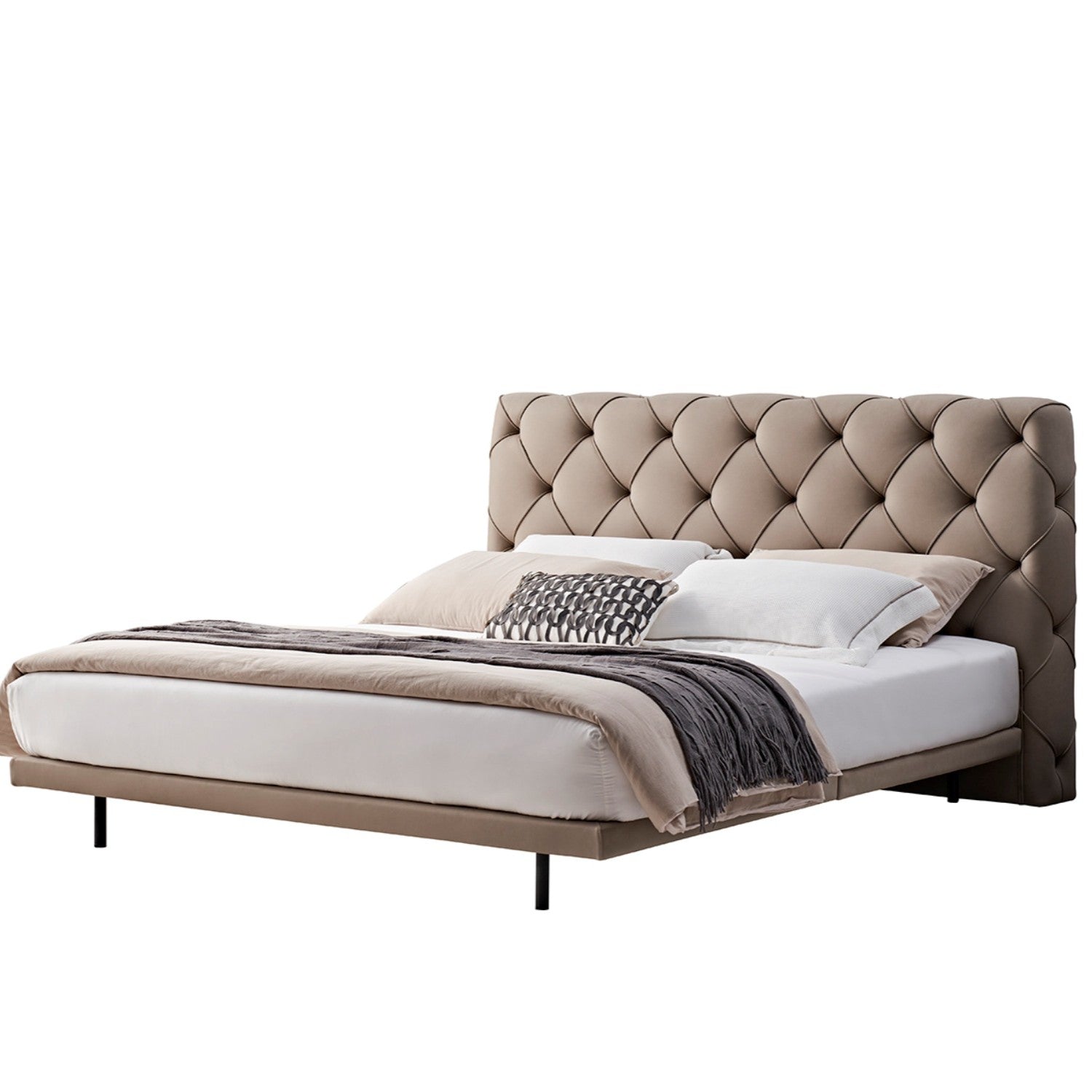 Cama King Turin Beige