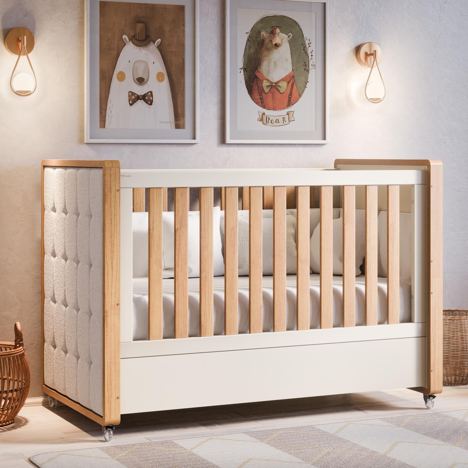 Cuna Arezzo Natural, Off White